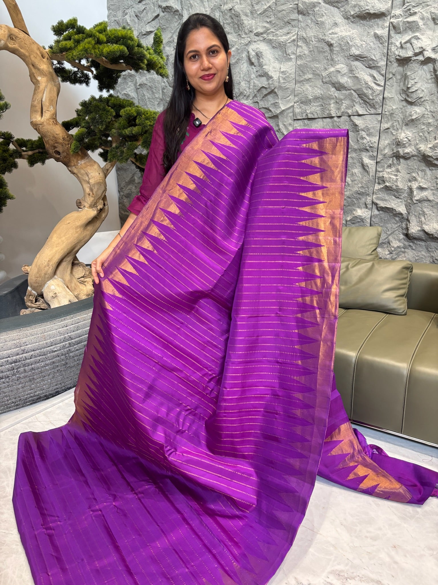 Handloom gadwal pattu
