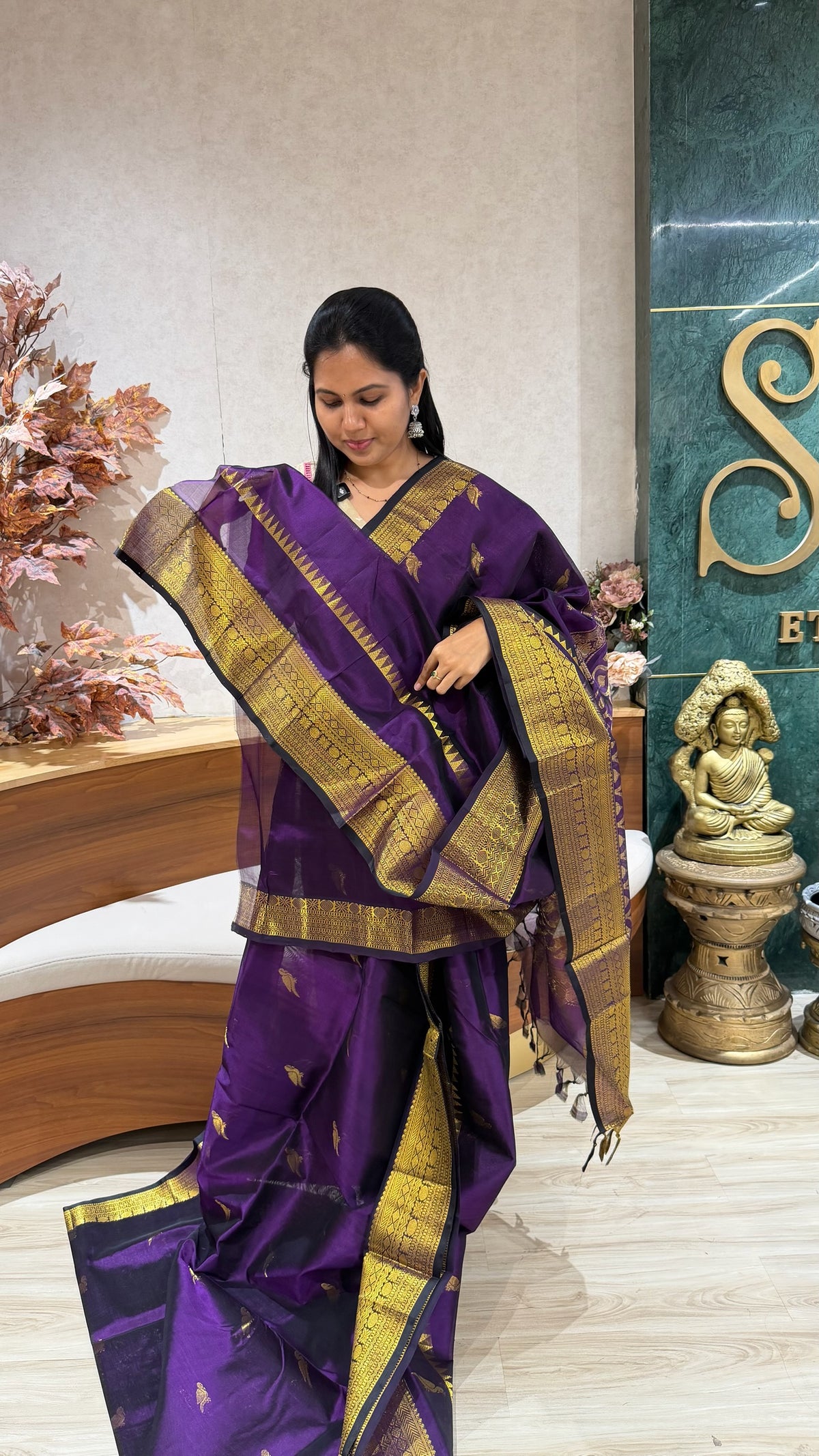 Handloom silk cotton