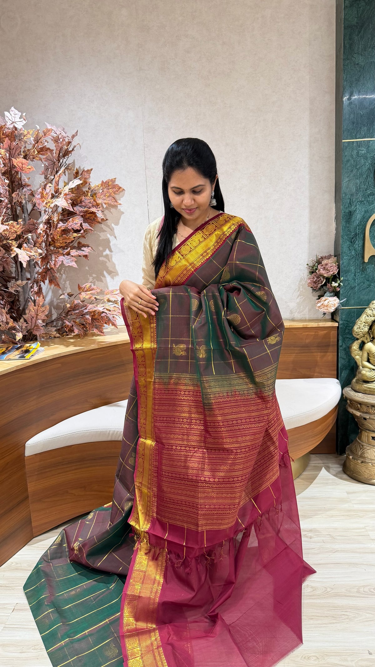 Handloom silk cotton