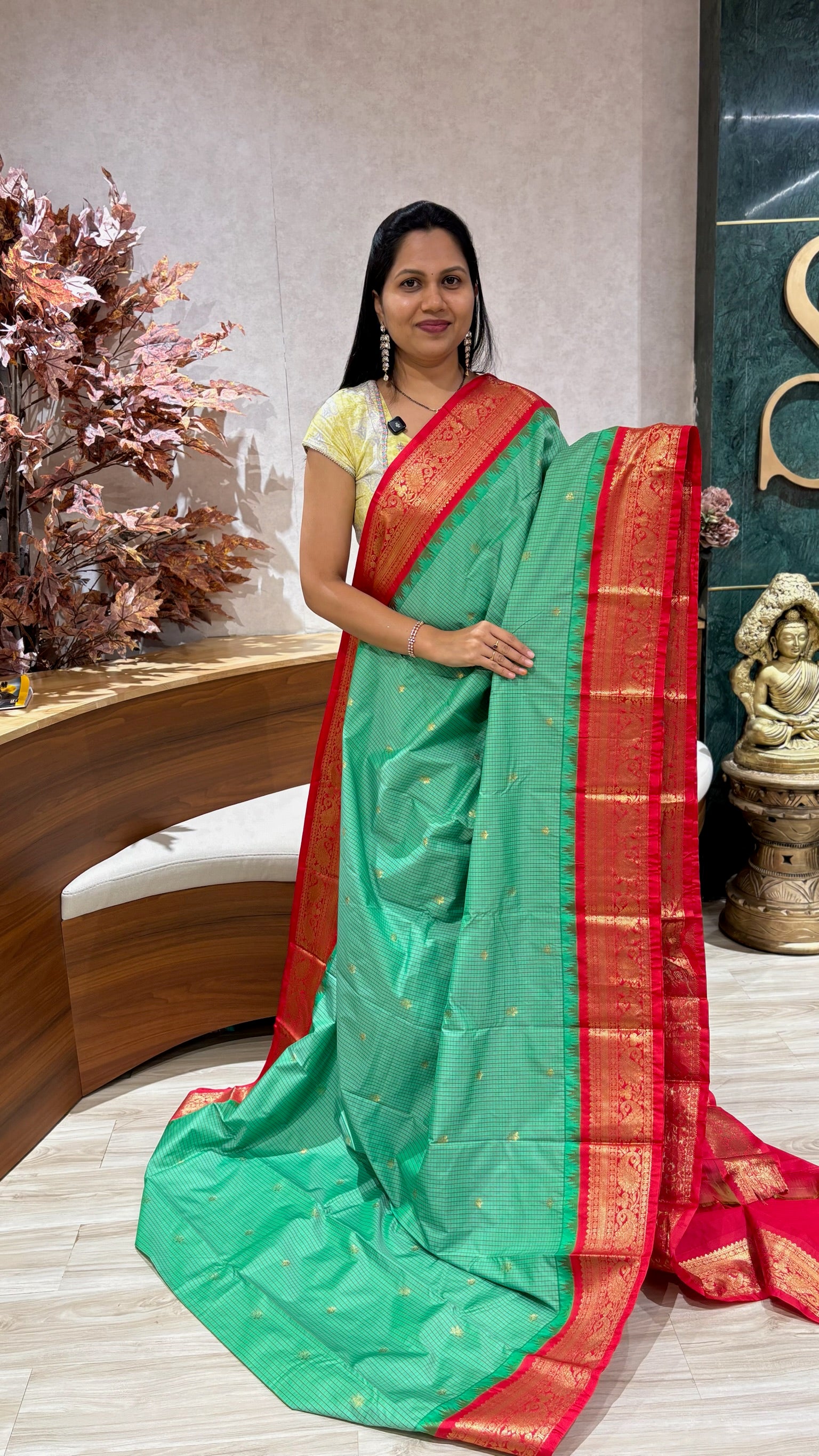 Semi gadwal leaf green