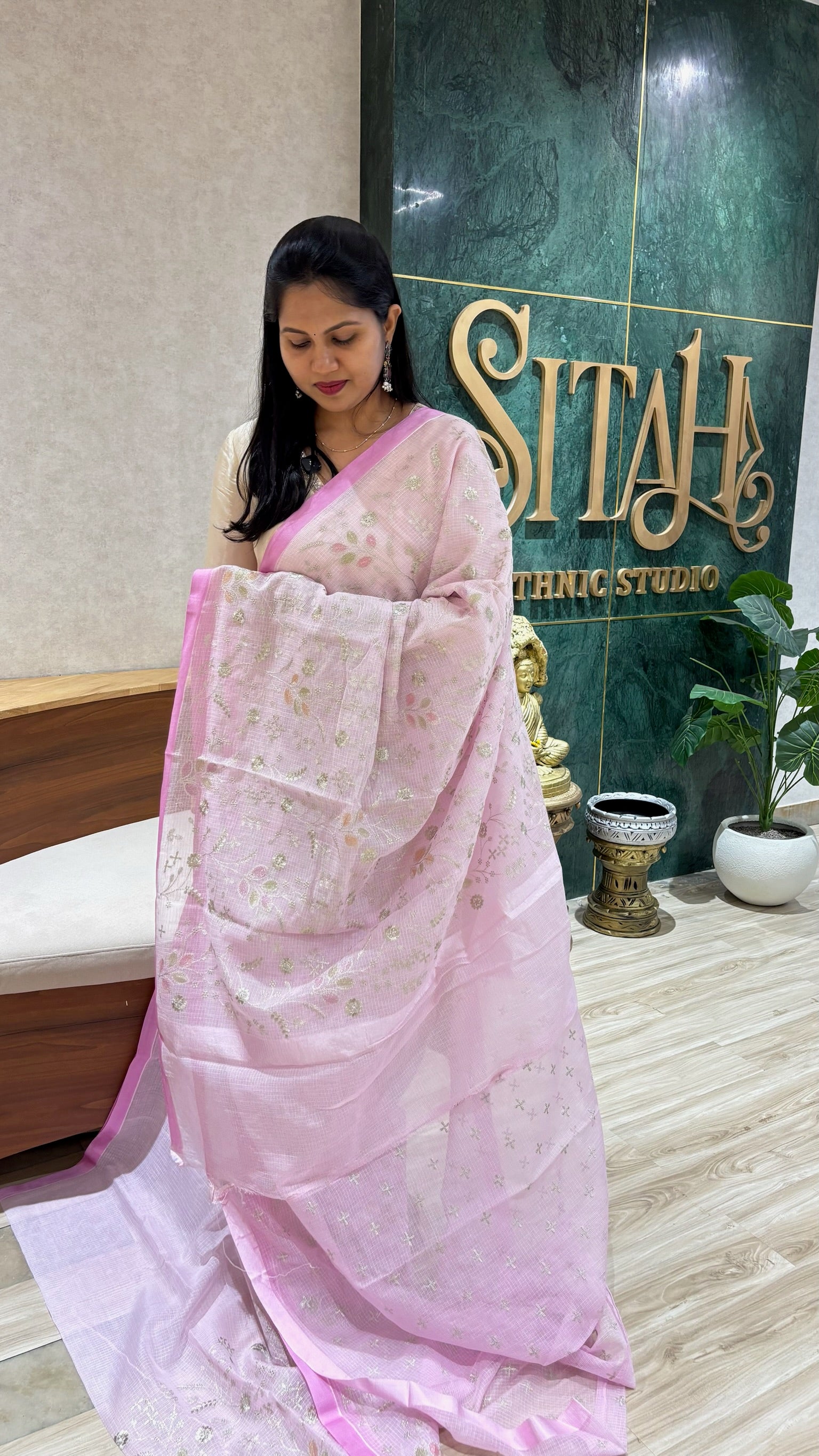Kota saree pink
