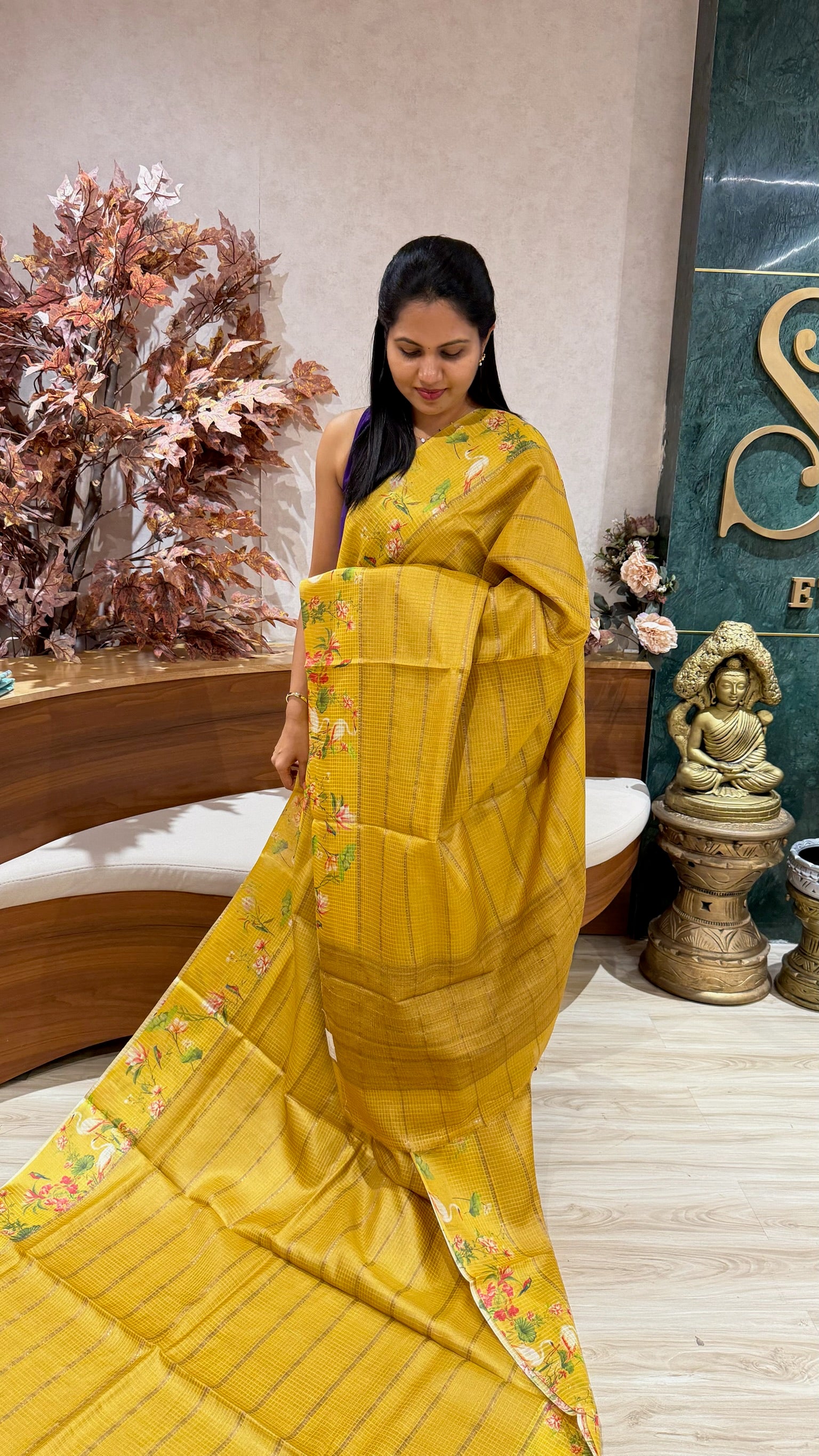 Handloom tussar kota