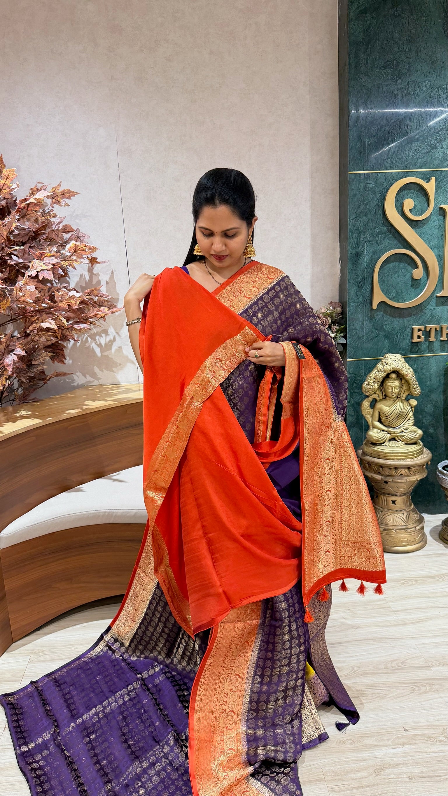 Kanchi crepe weaving