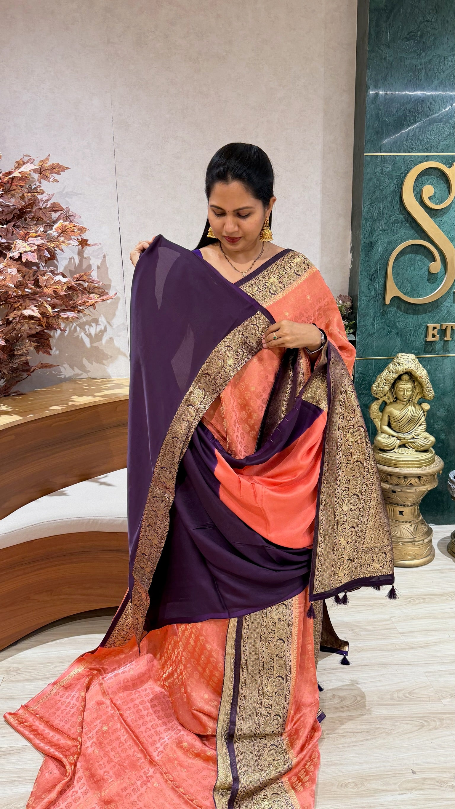 Kanchi crepe weaving