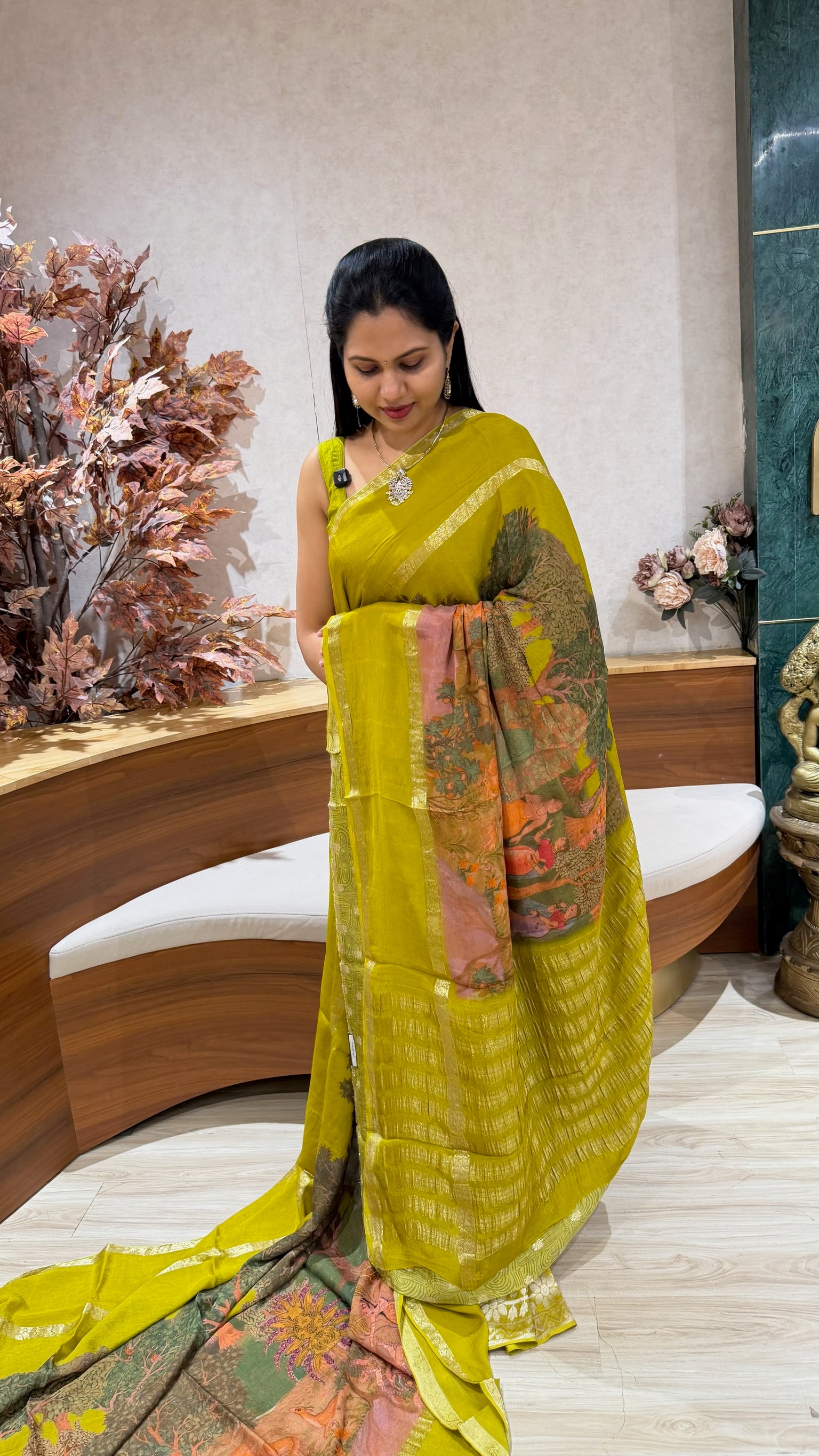 Pure chinnon chiffon