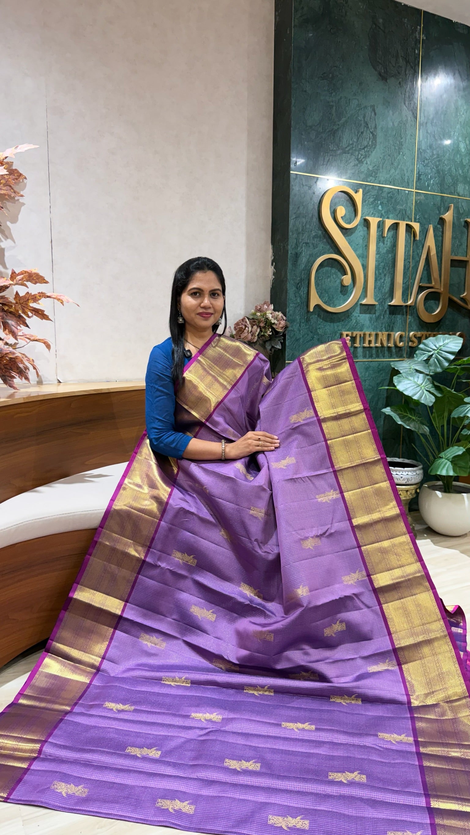 Handloom vintage Kanchi pattu