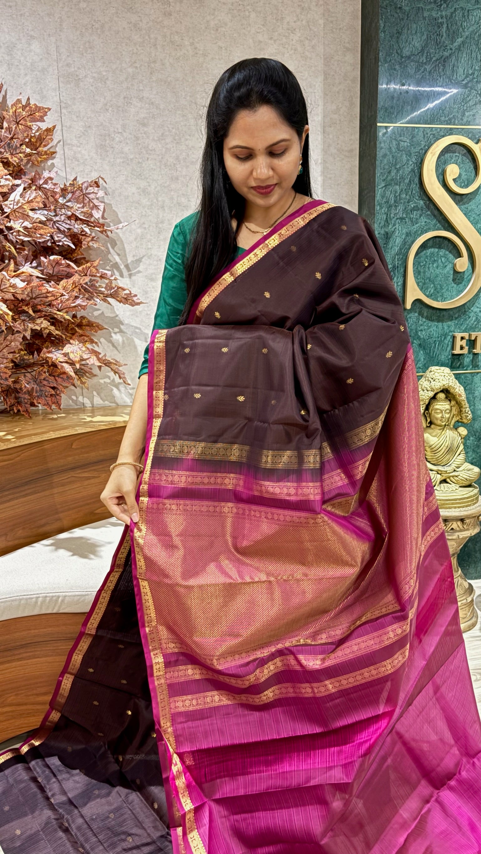 Small border kanchi pattu