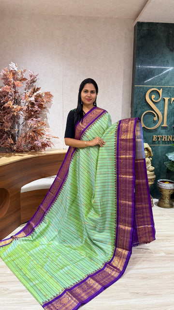 Handloom gadwal pattu