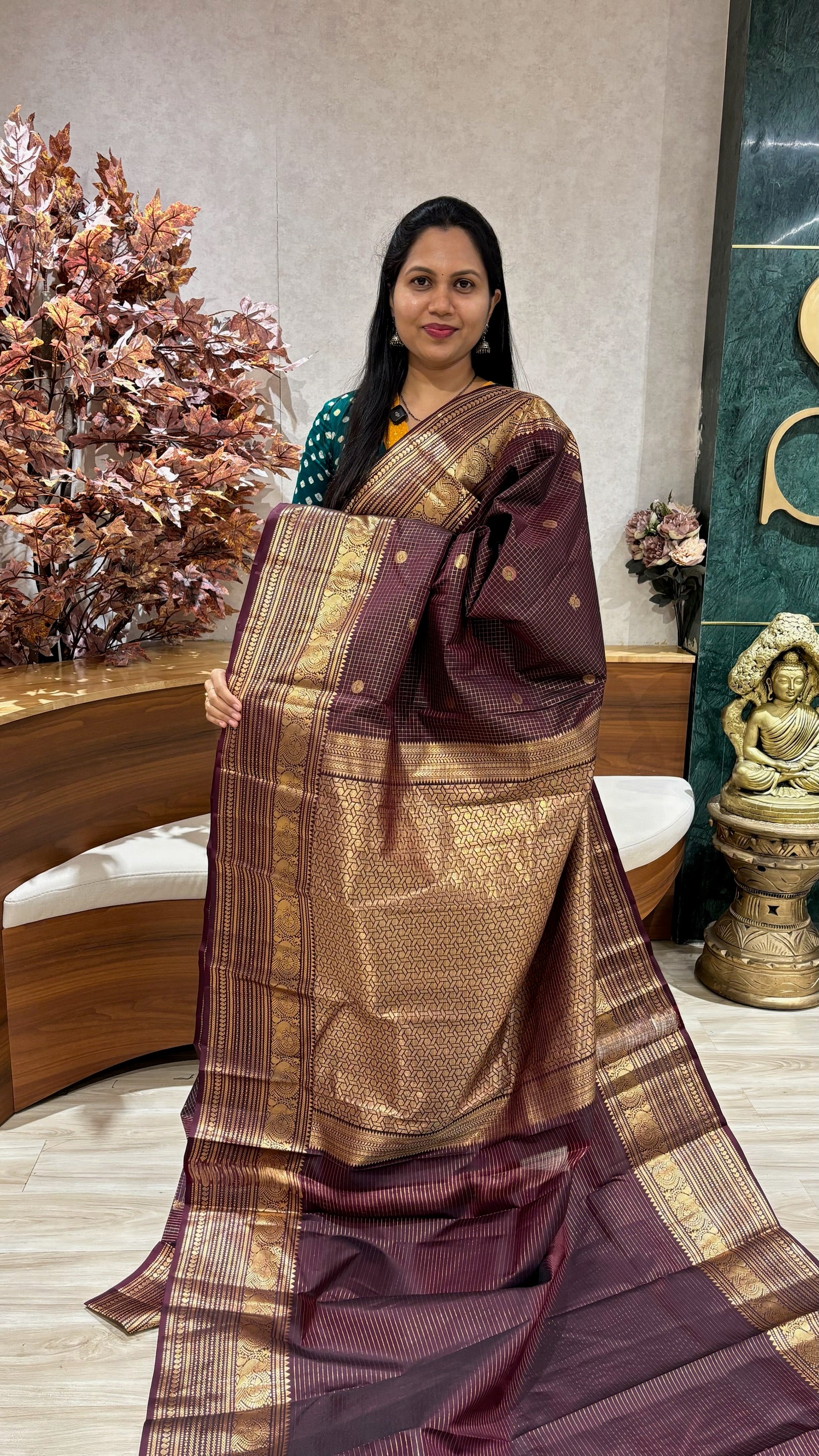 Vintage handloom Kanchi pattu