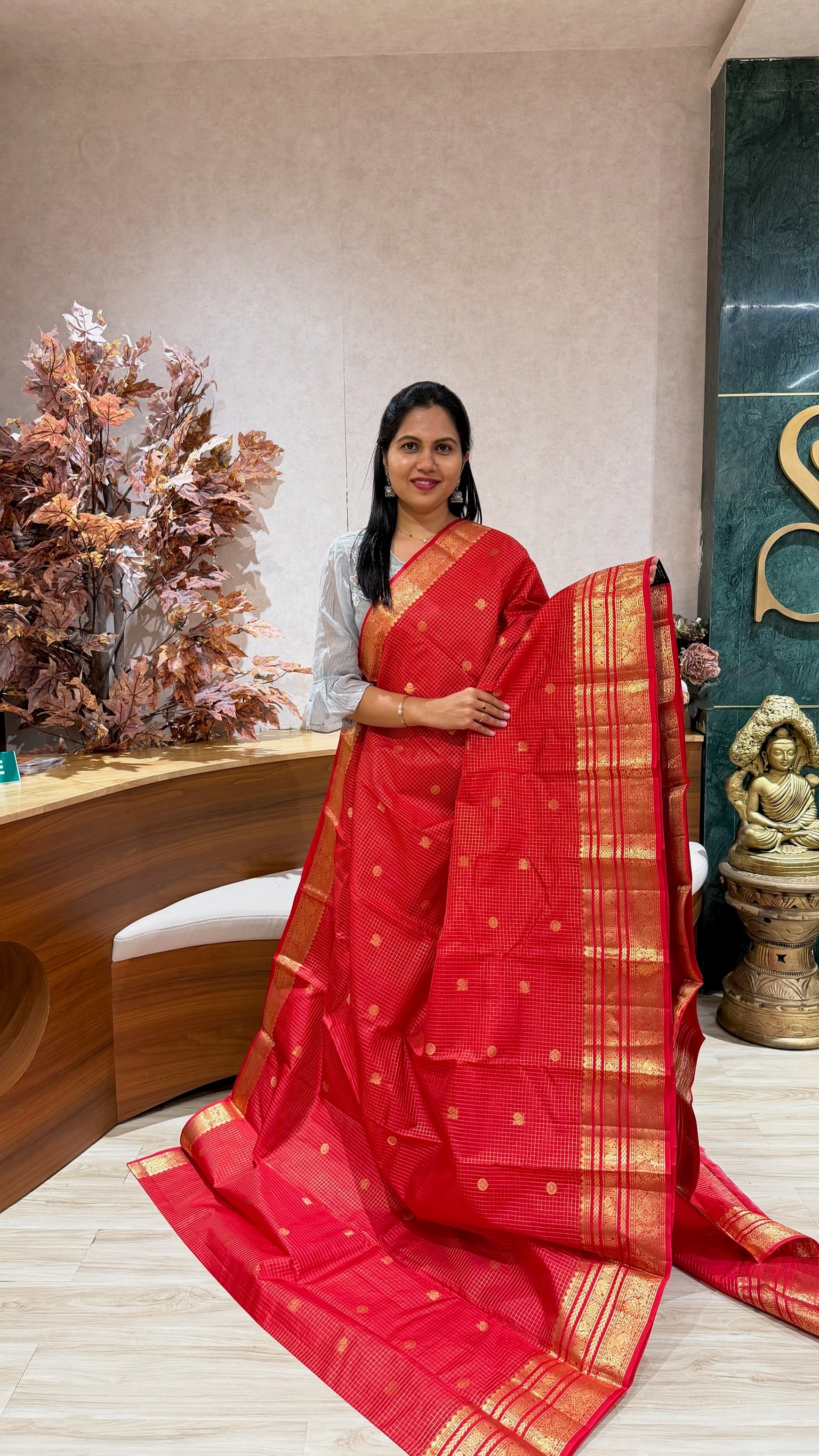 Light weight vintage kanchi