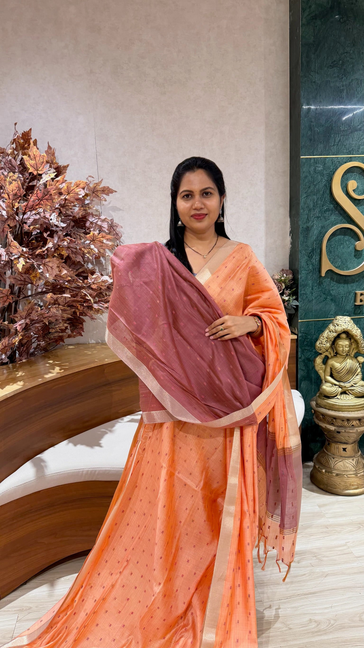 Cotton silk