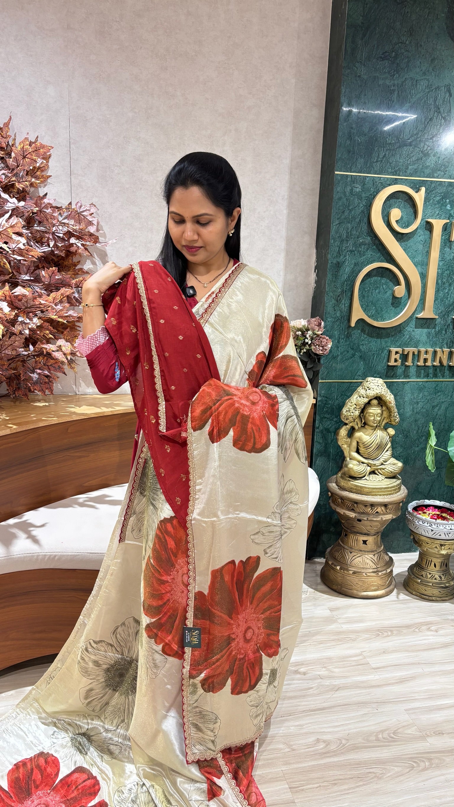 Georgette work borders