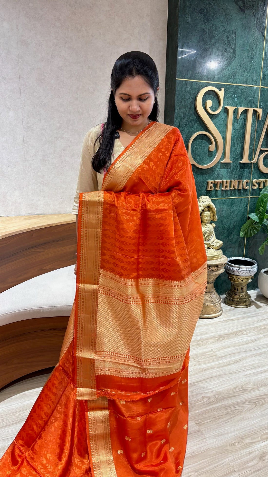 HO crepe silk saree