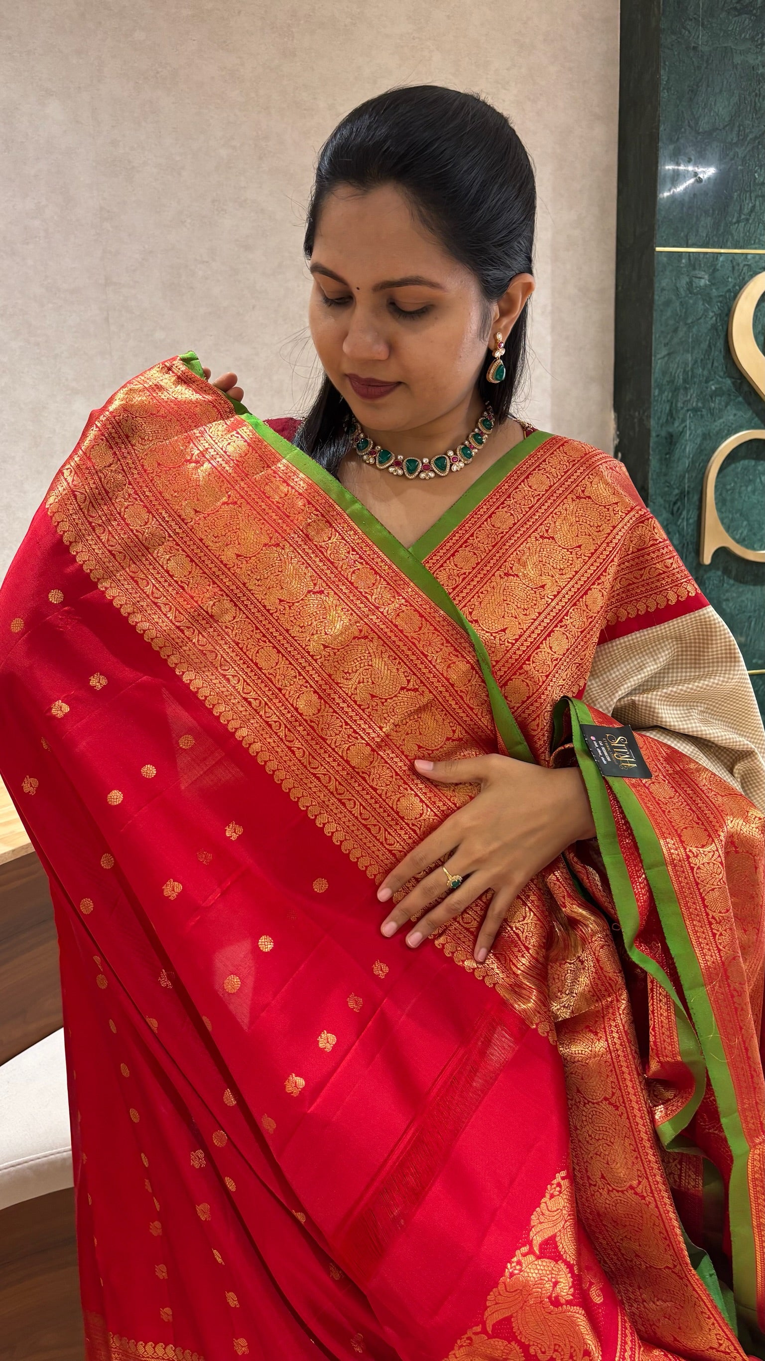 Handloom Gadwal checks