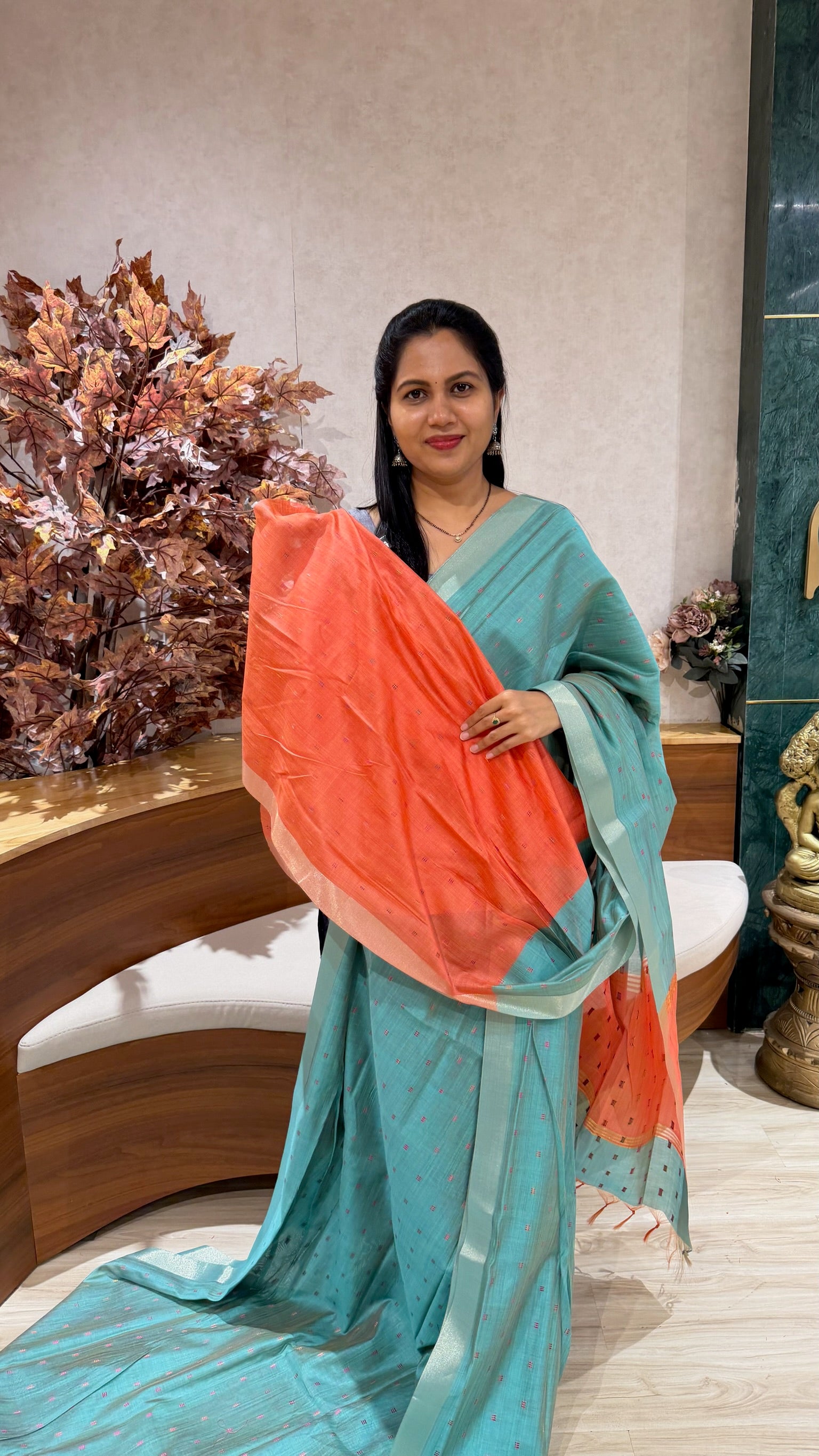 Cotton silk