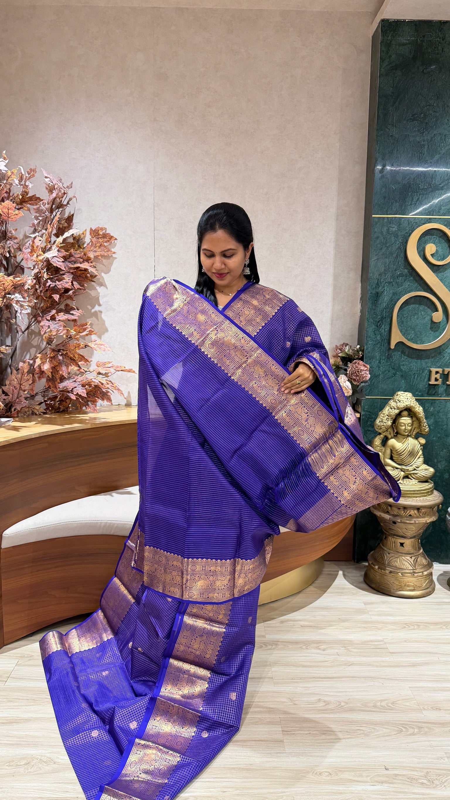 Light weight vintage kanchi