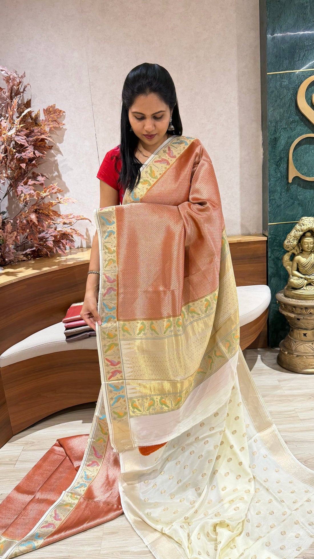 Banaras tissue georgette