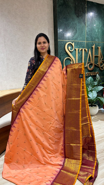 Semi gadwal peach