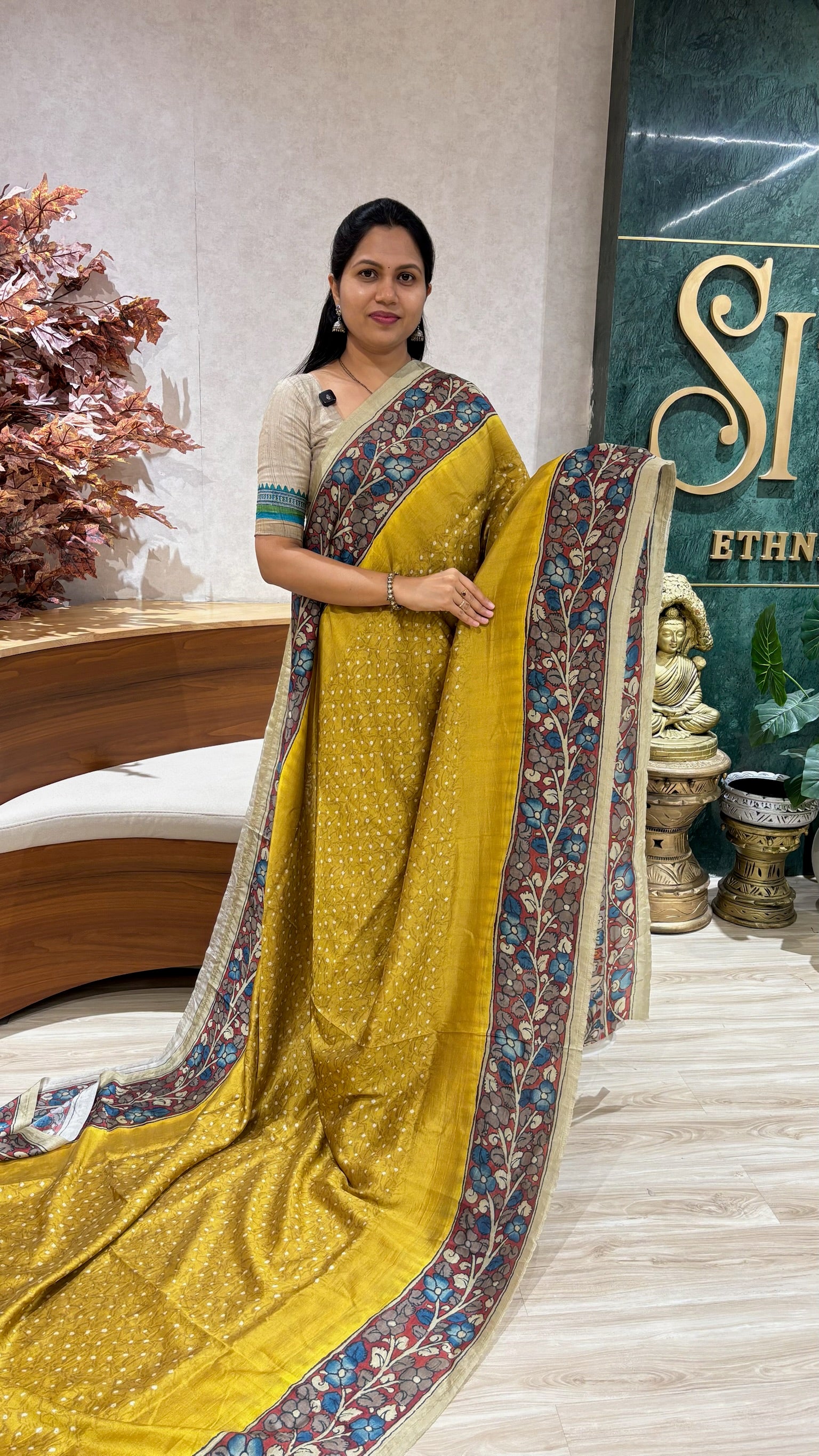 Printed bandhini