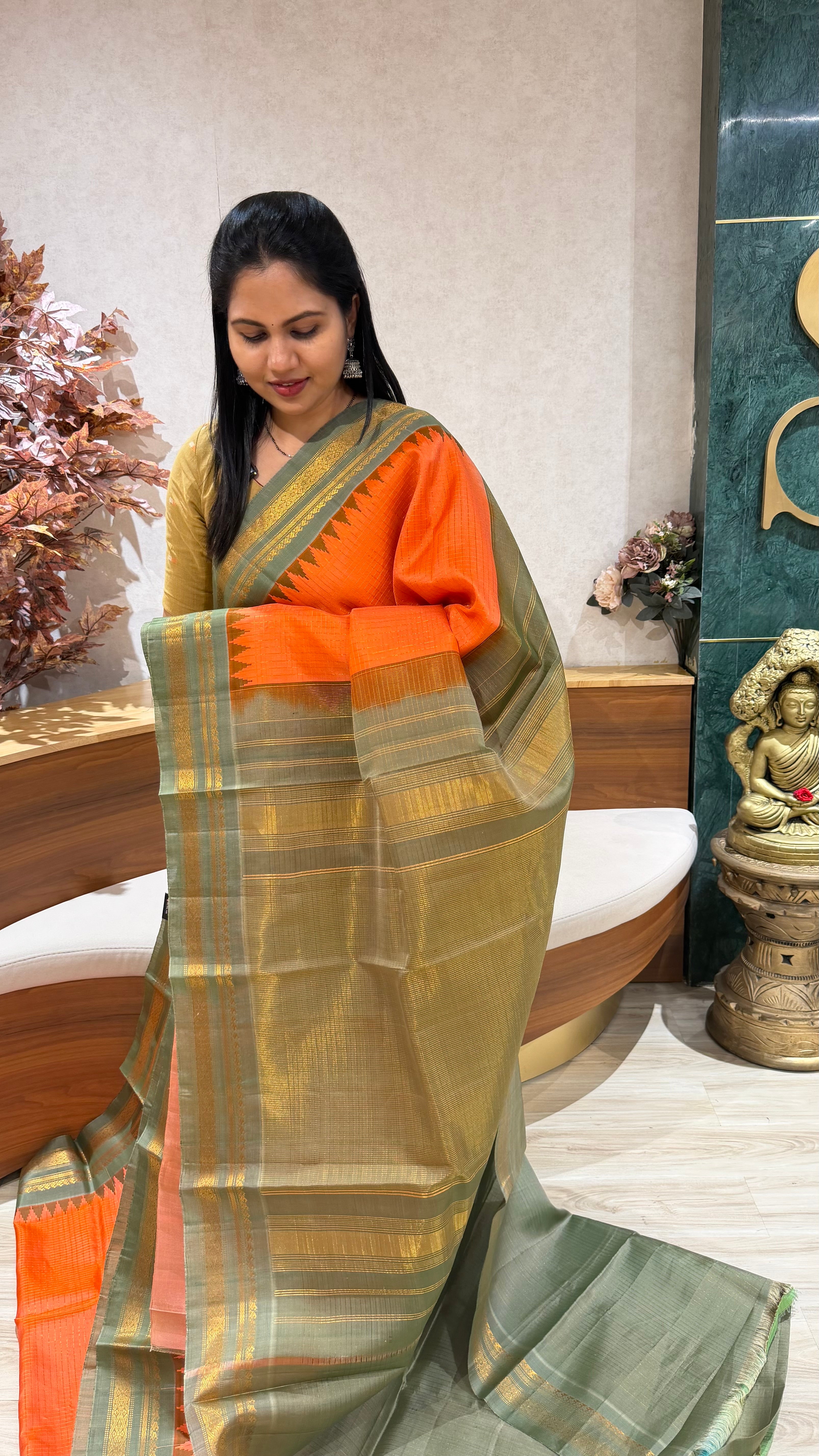 Handloom Gadwal pattu