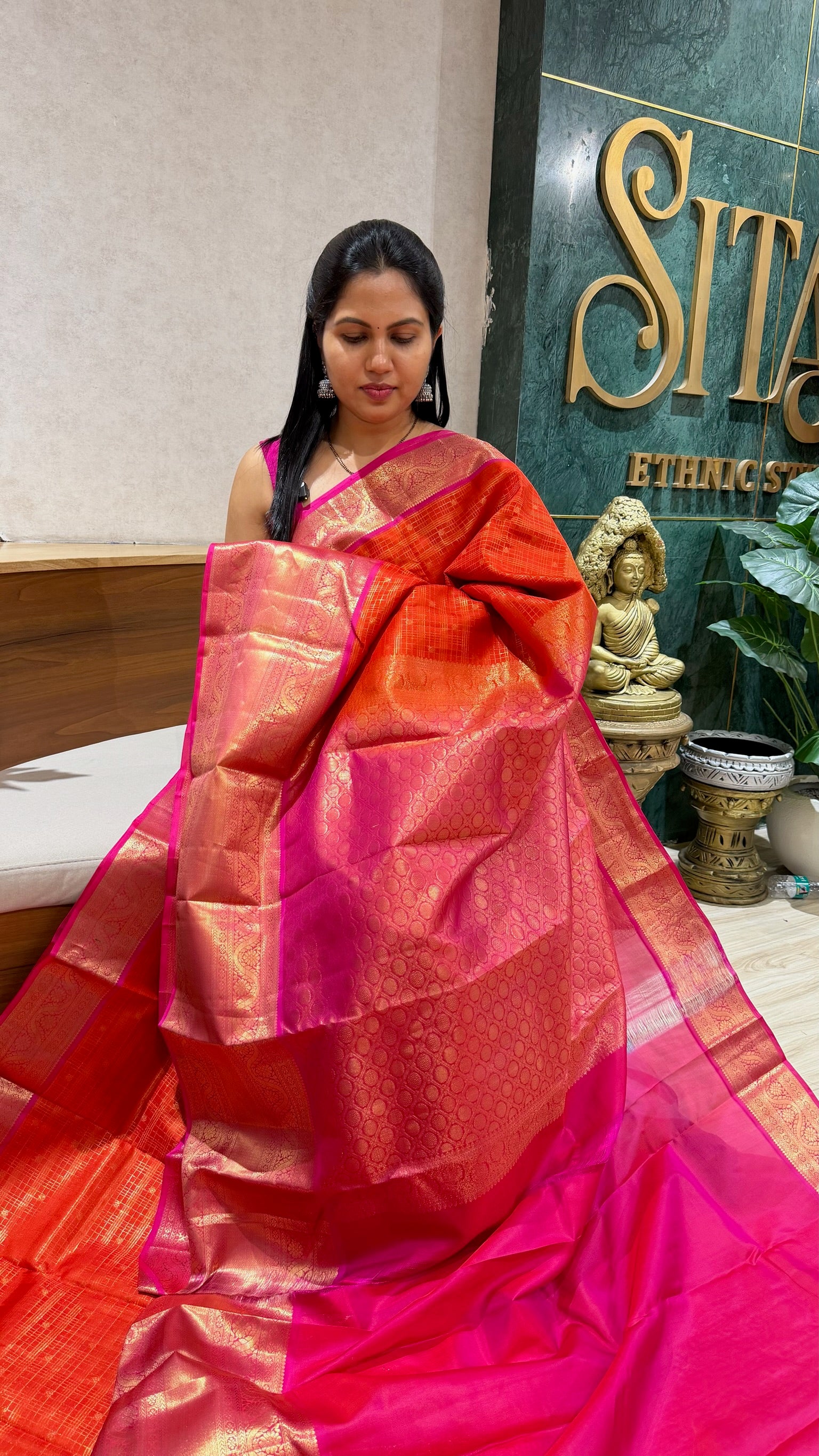 Light weight vintage kanchi pattu