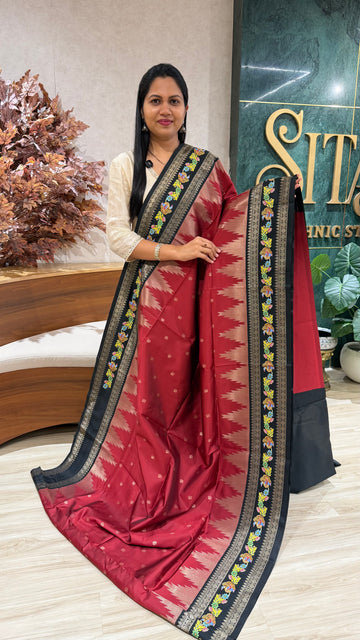 Fancy silk Tanjore print