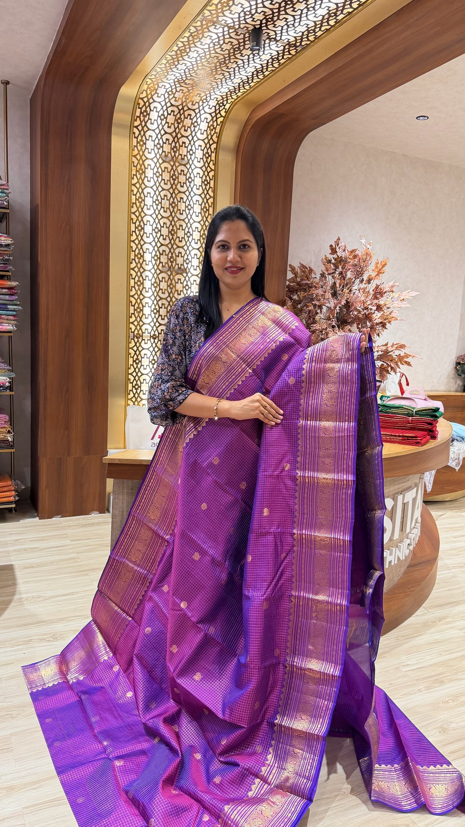Light weight vintage kanchi