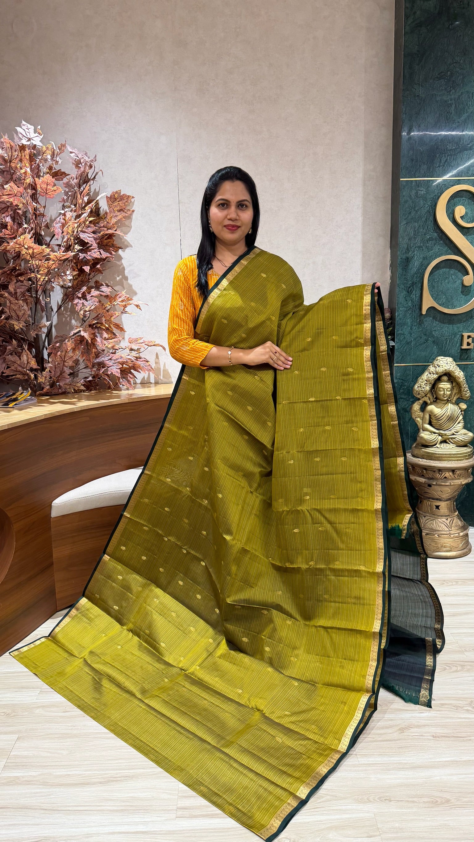 Small border kanchi pattu