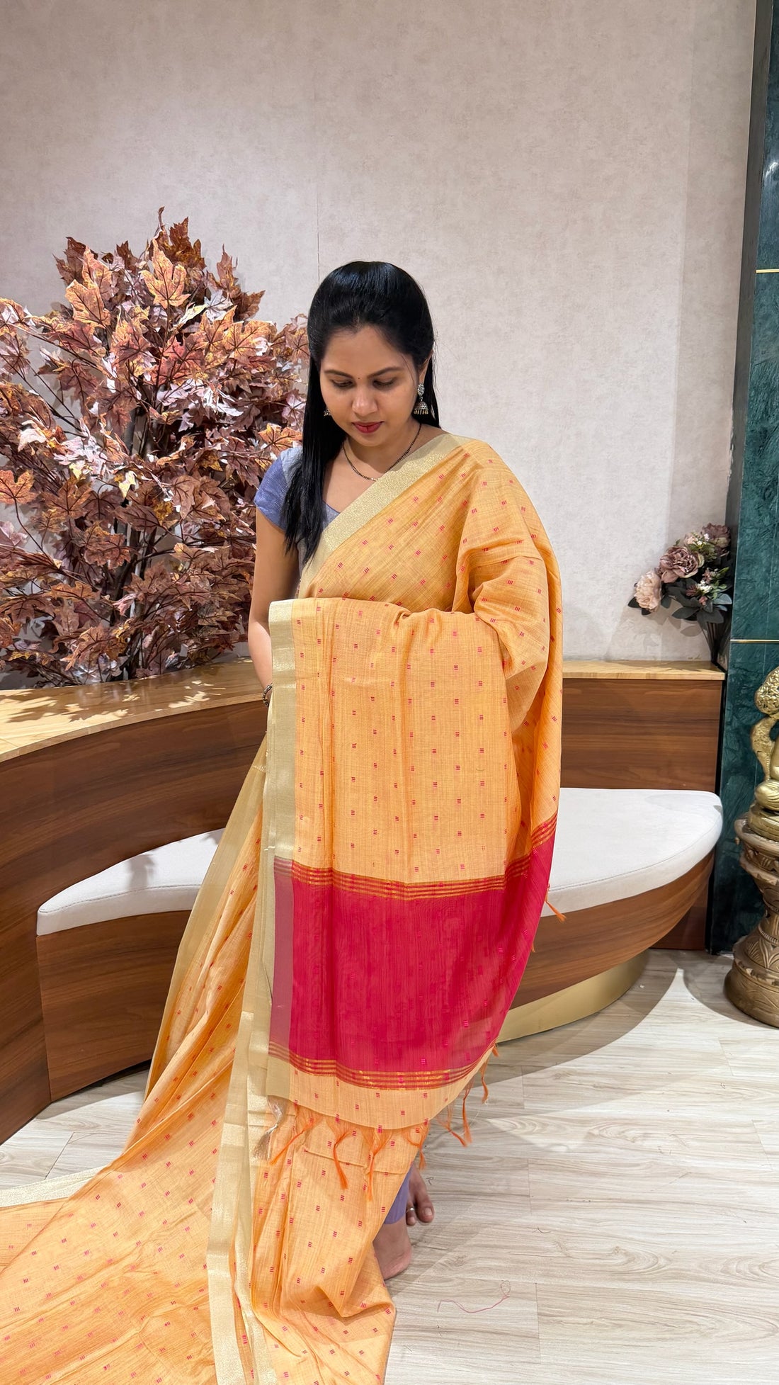 Cotton silk