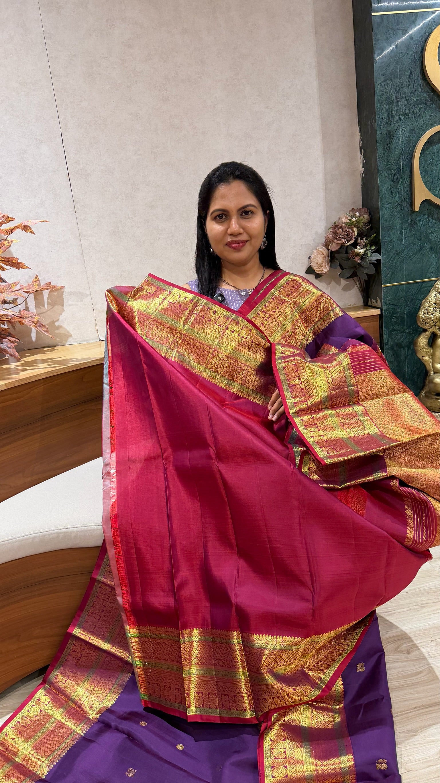 Handloom vintage Kanchi pattu