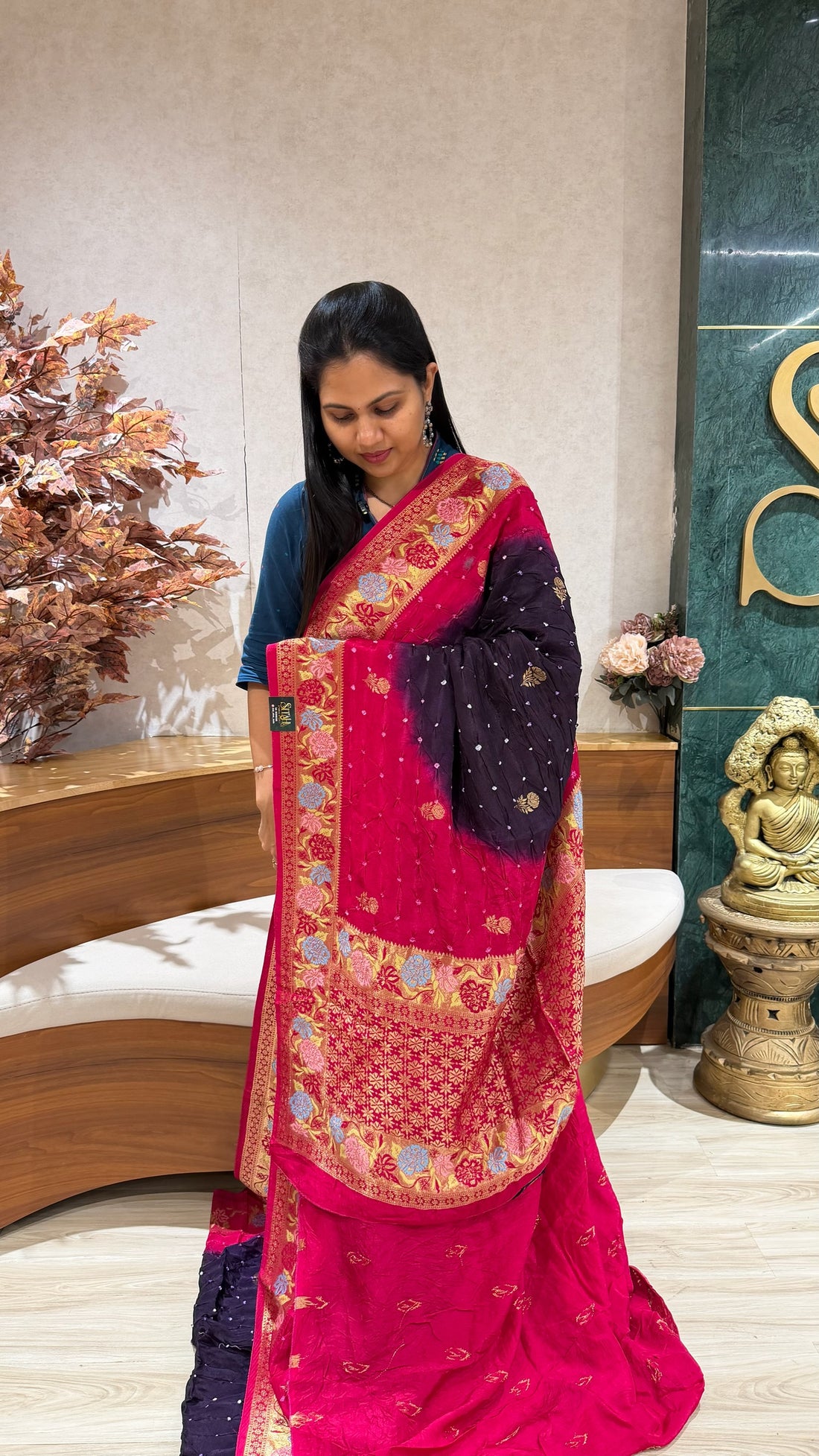 Crepe bandhini
