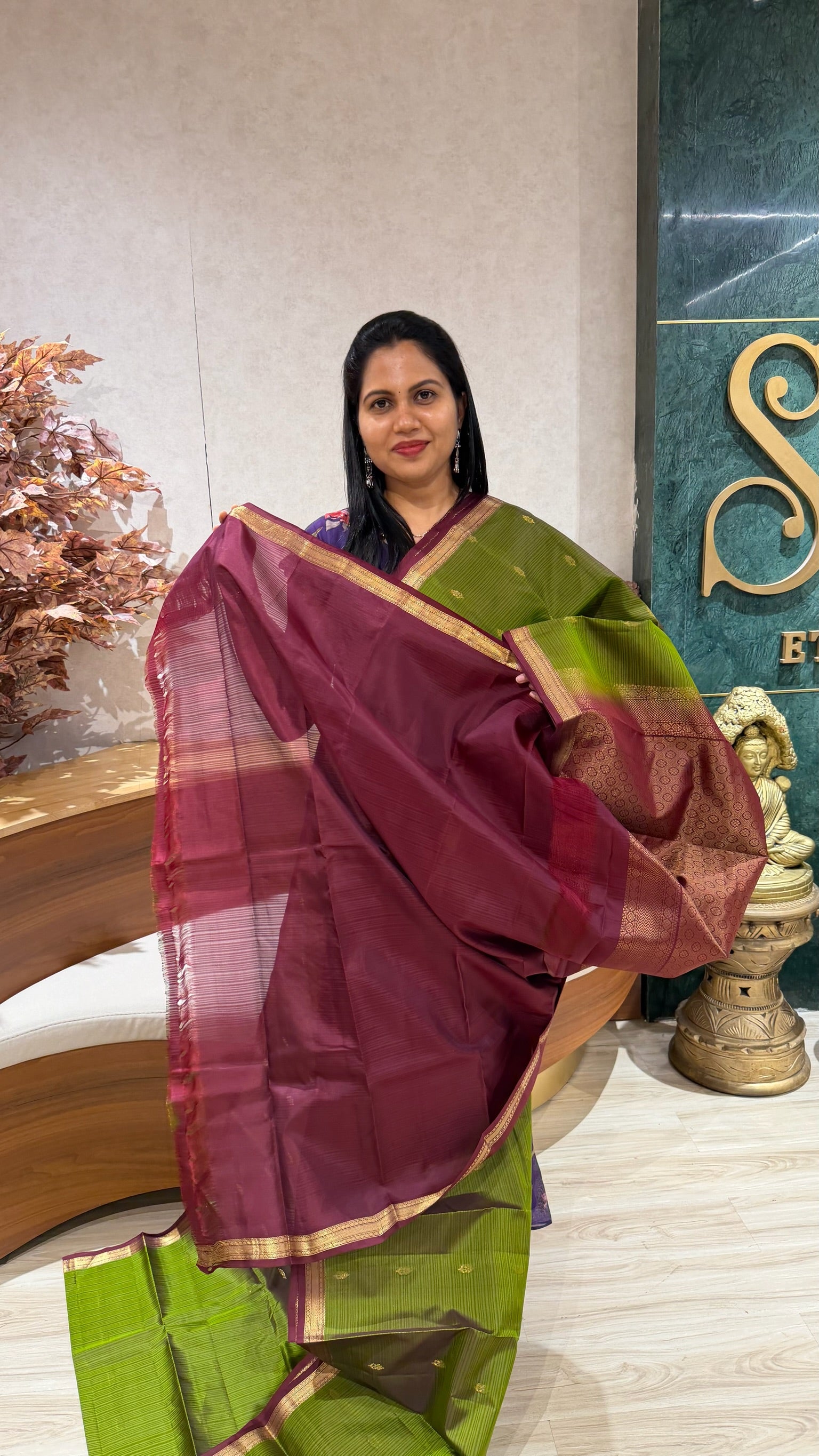 Small border kanchi pattu