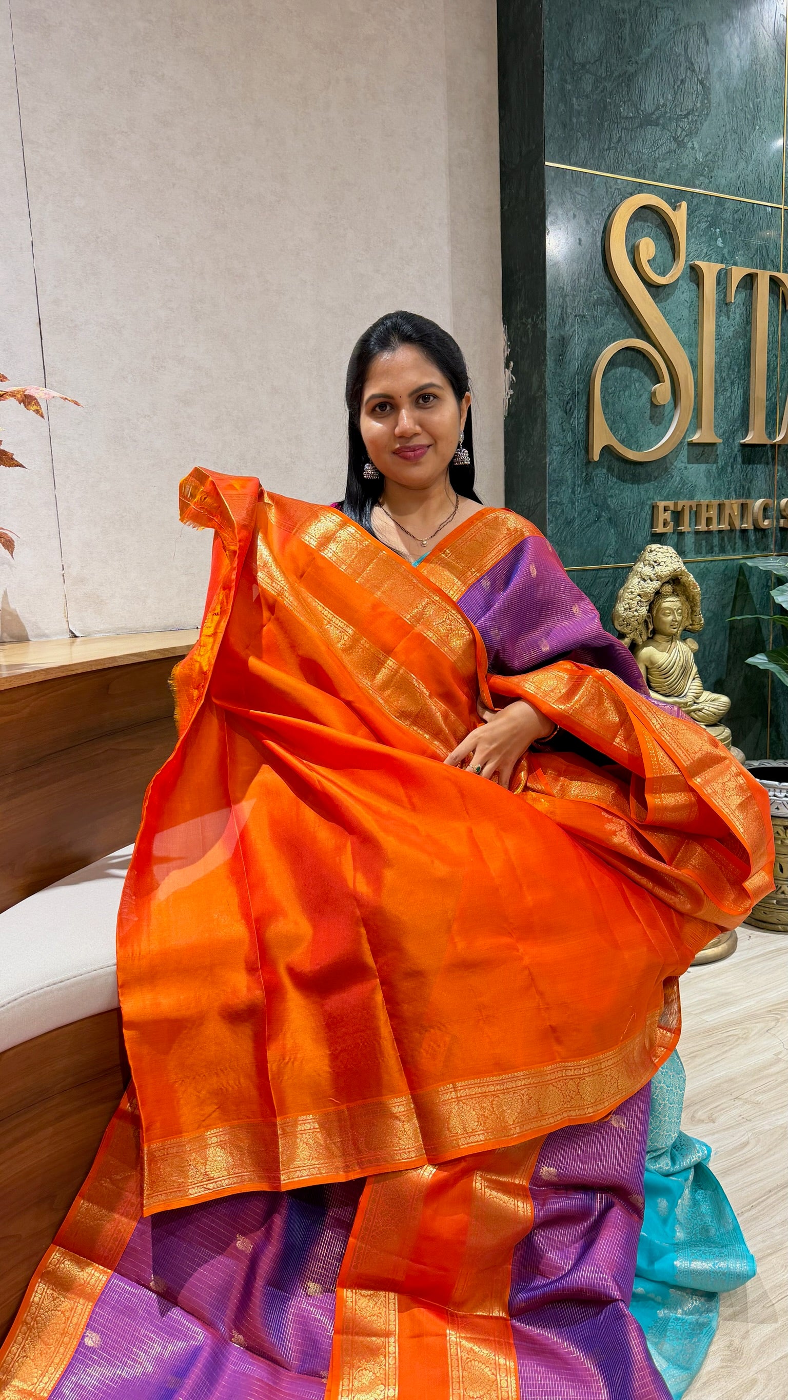 Light weight vintage kanchi pattu