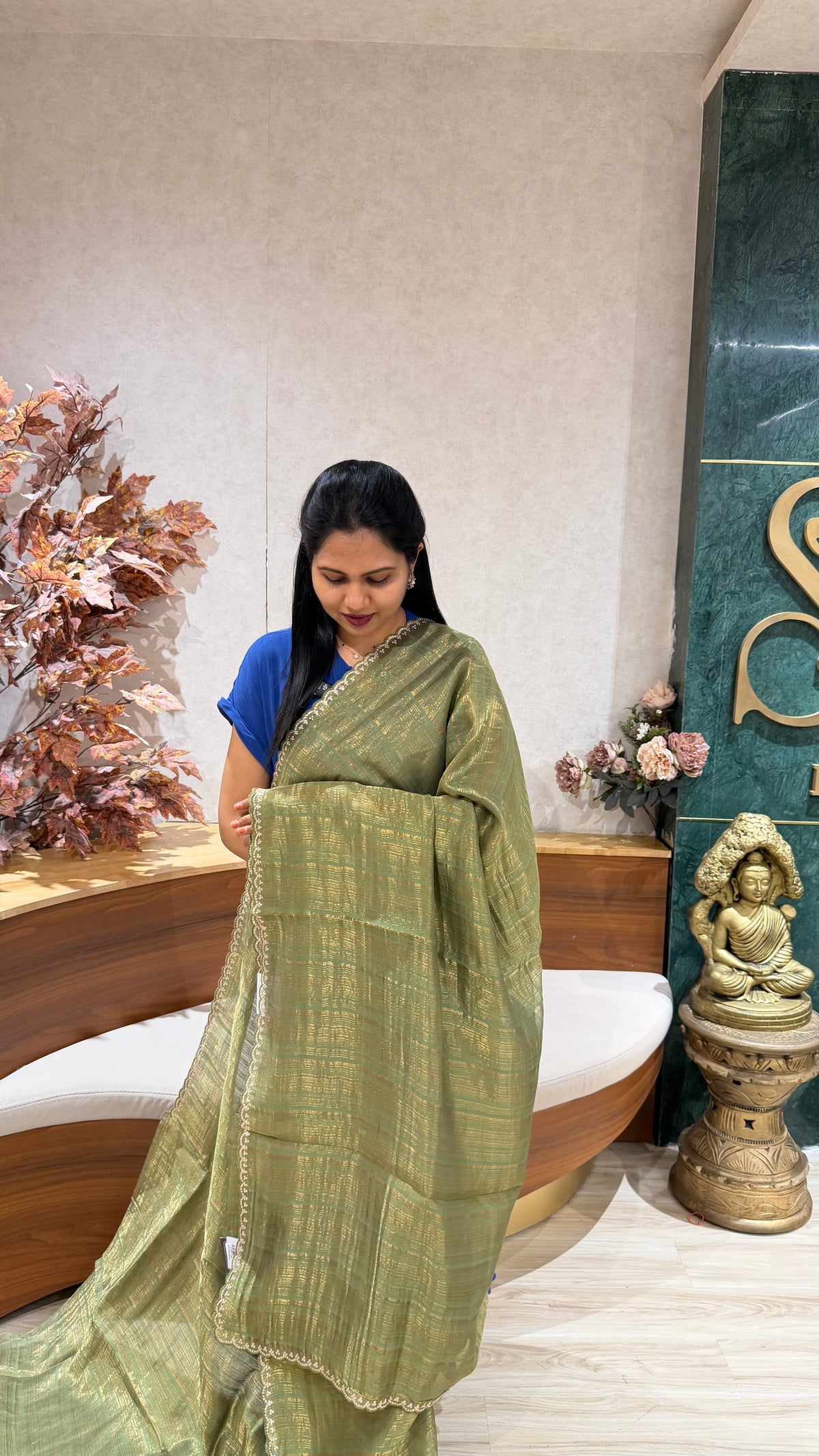 Designer Pure Chanderi Tissue