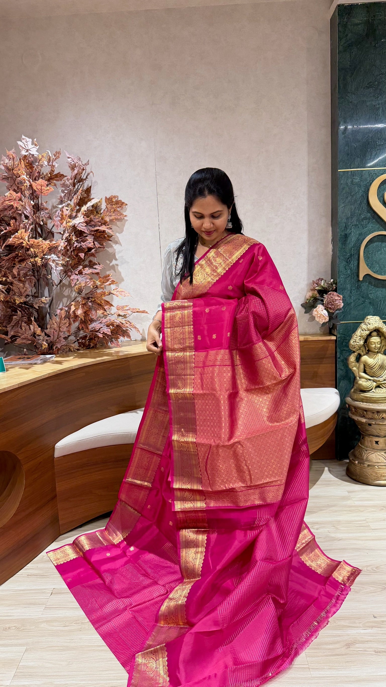 Light weight vintage kanchi