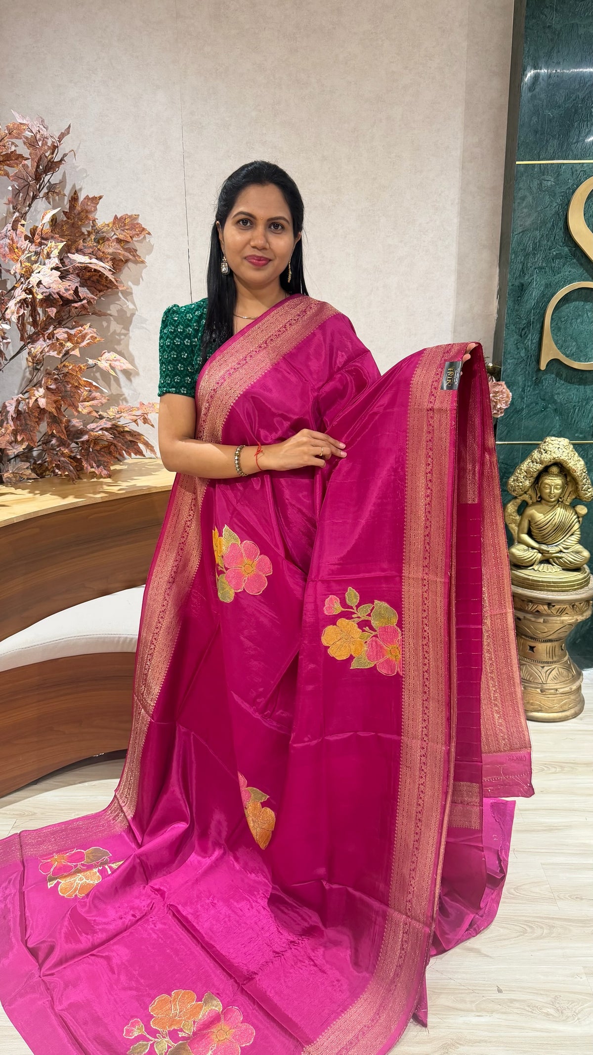 Crepe saree