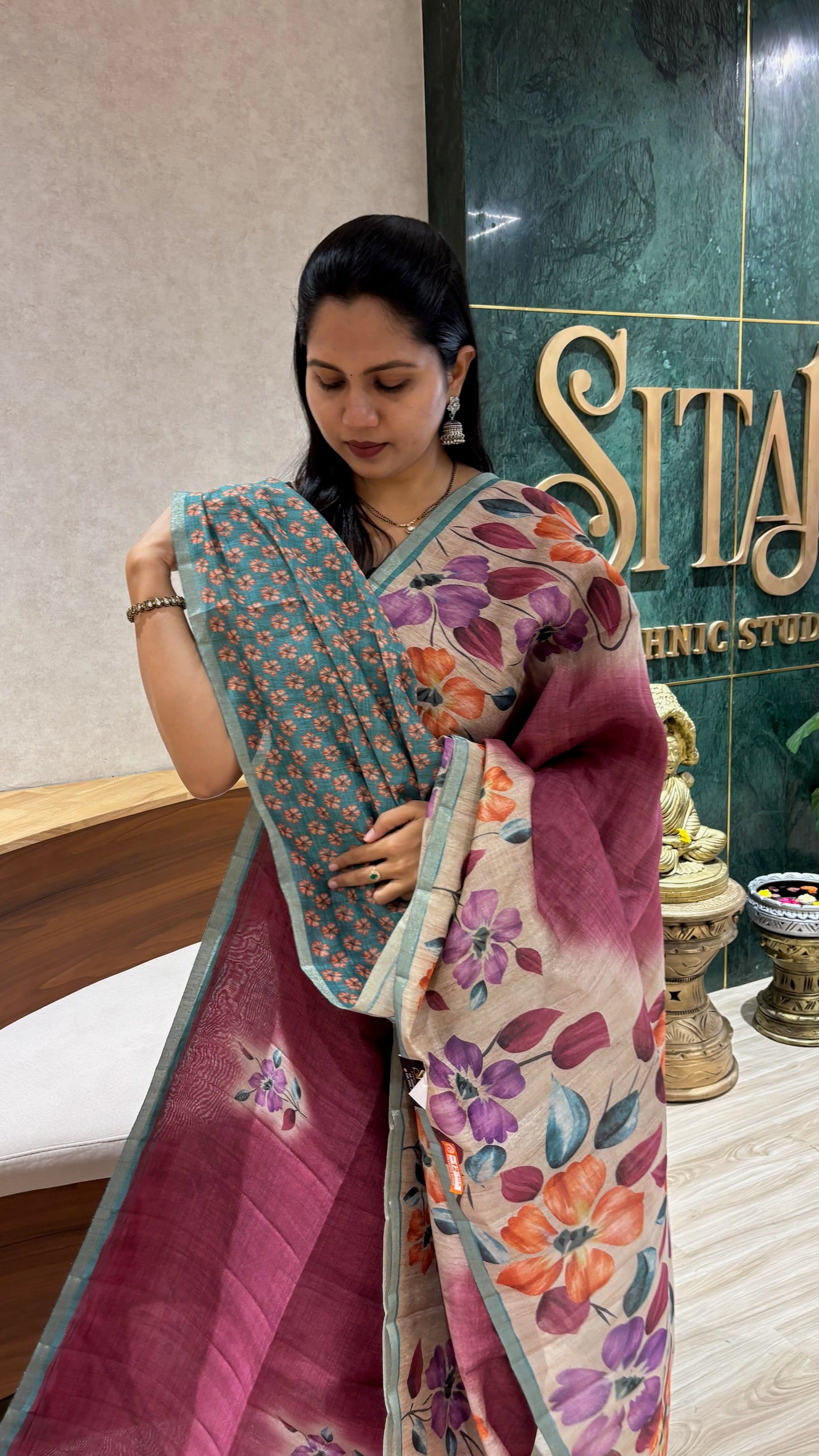Tussar prints