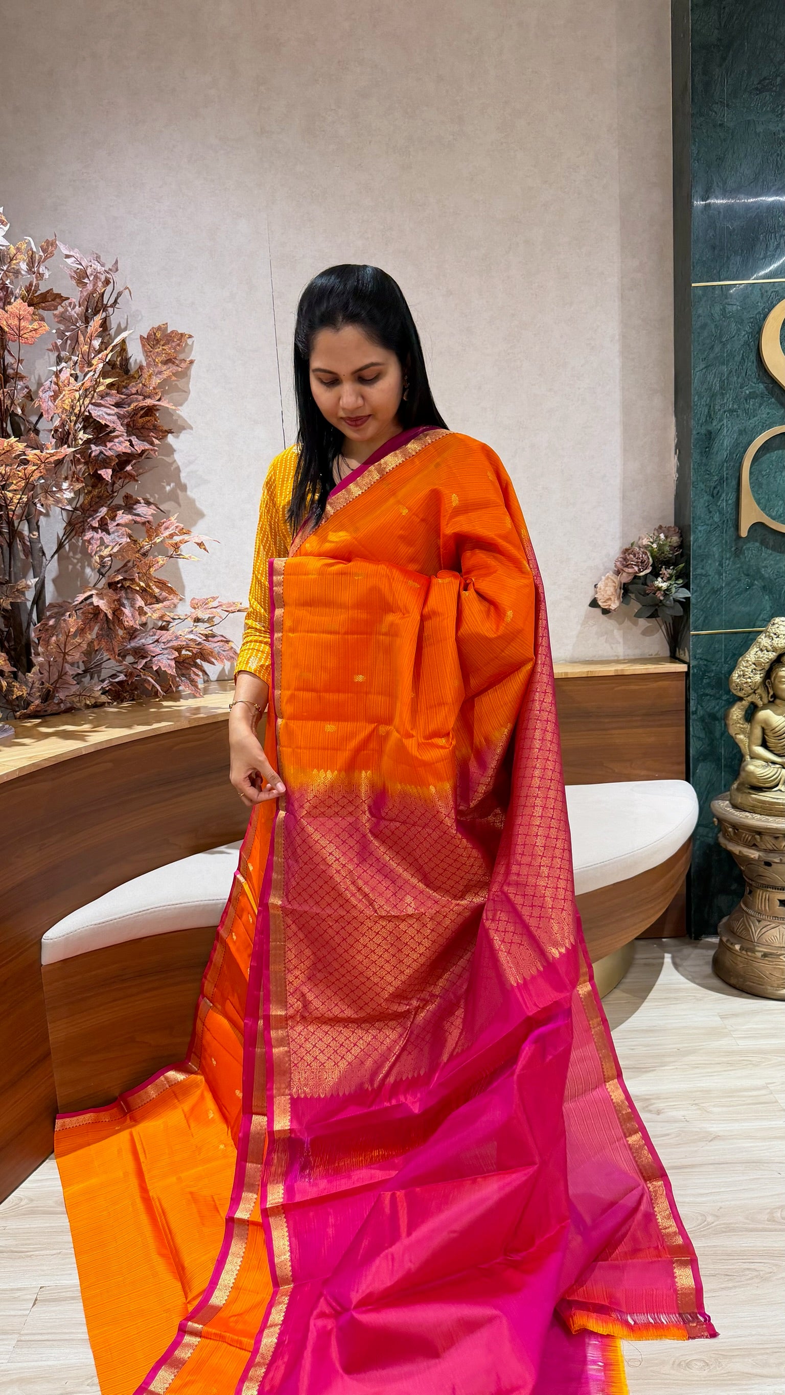Small border kanchi pattu