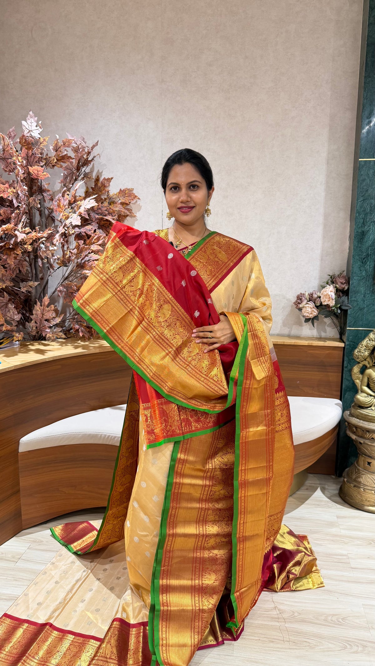 Handloom tissue gadwal