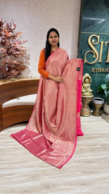 Banaras plain tissue georgette