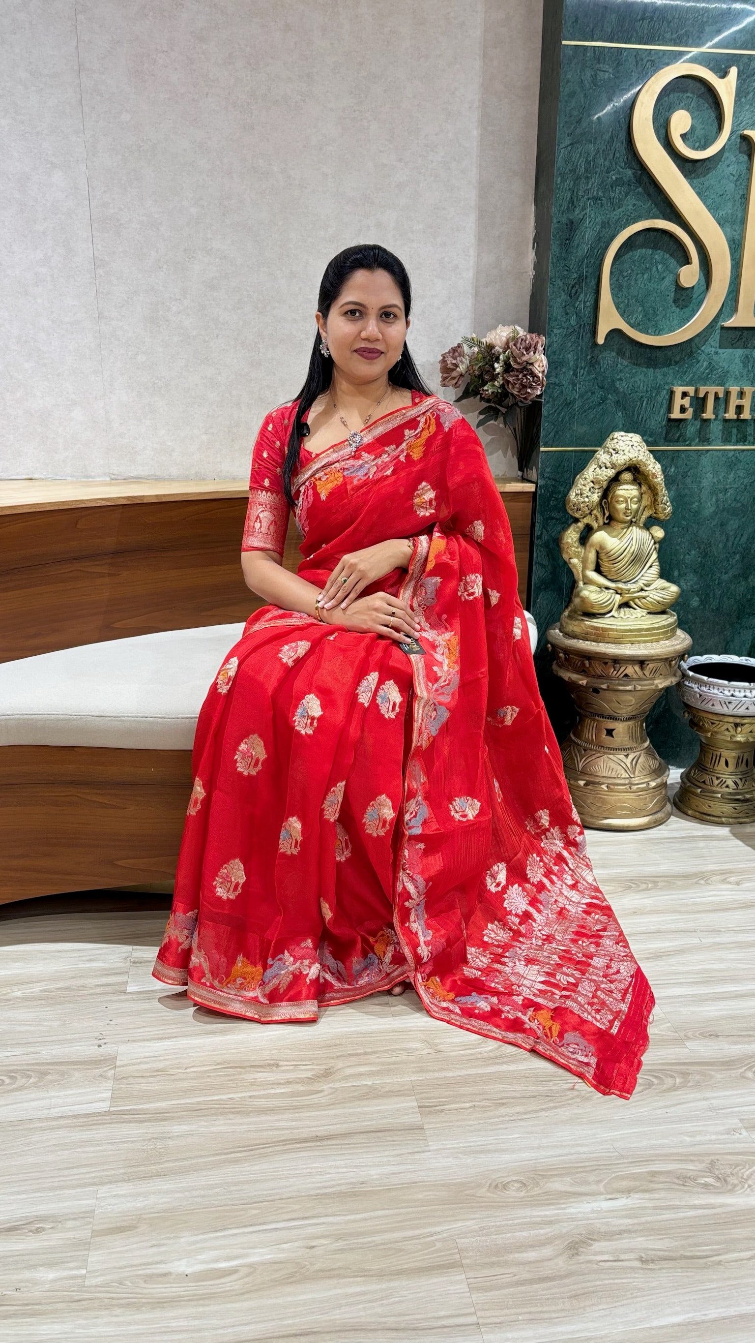 Organza shikara - pre booking 10 days to ship