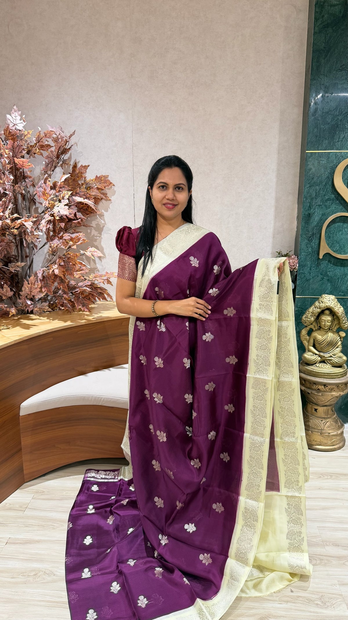 Kota mango silk border