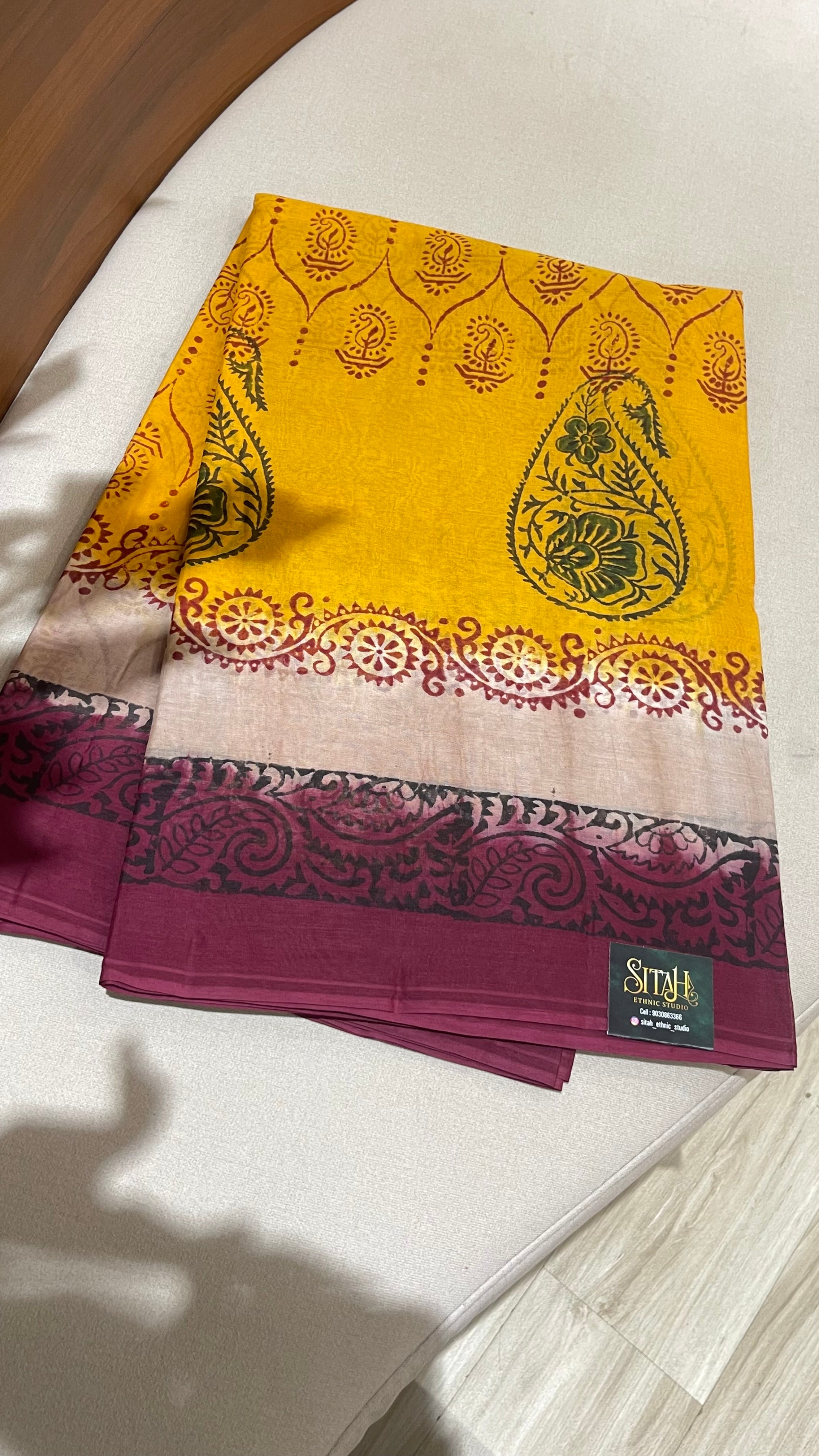 Summer cotton saree