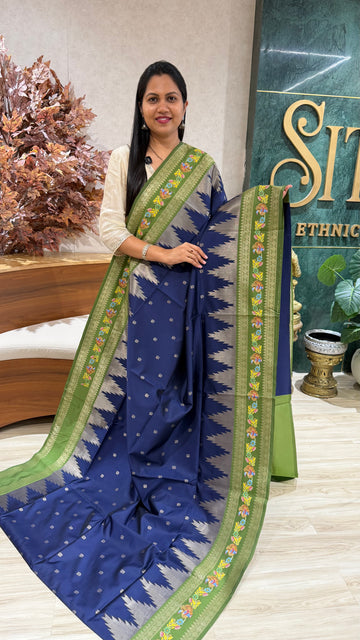 Fancy silk Tanjore print