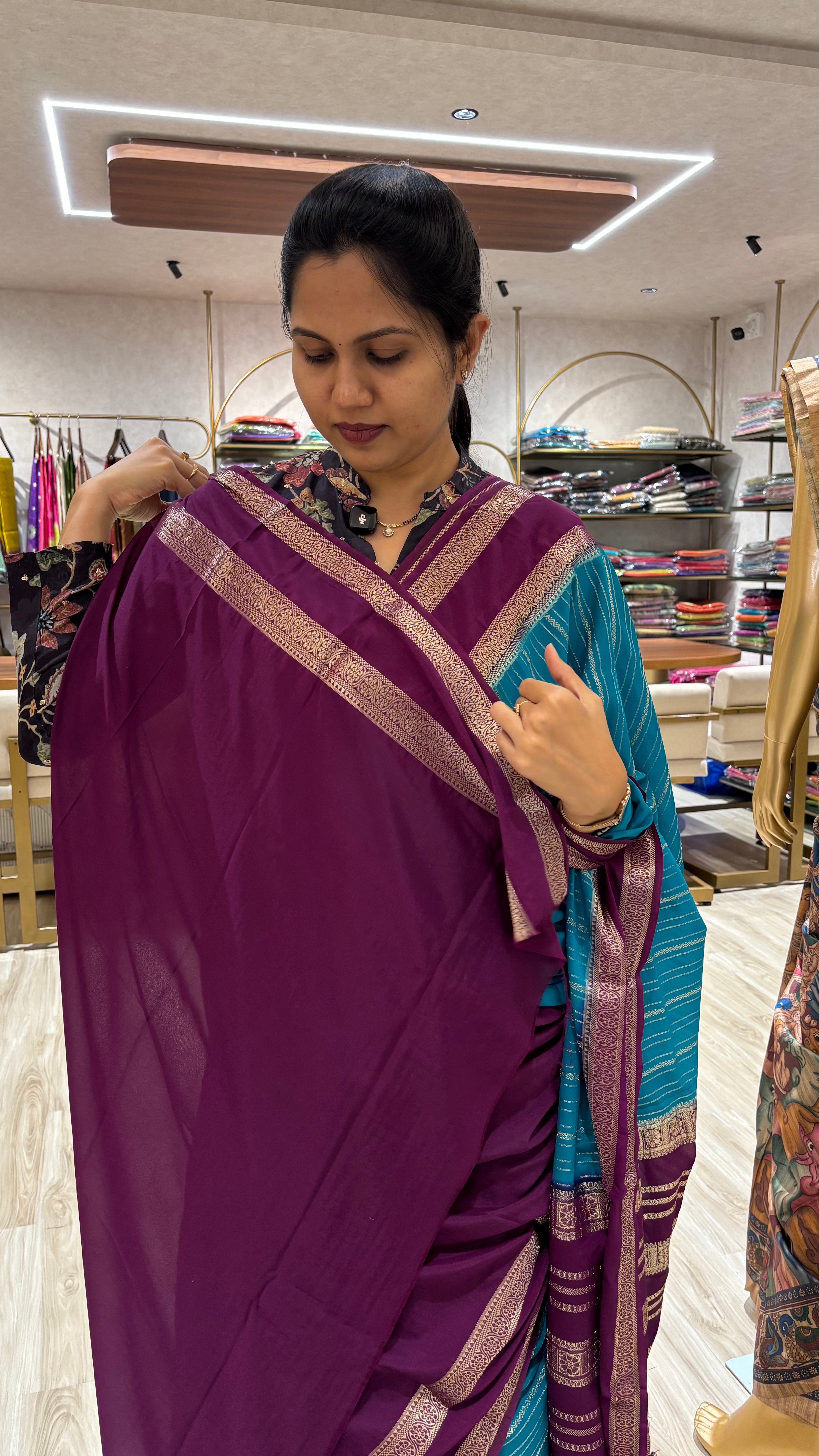 Fancy mysore silk