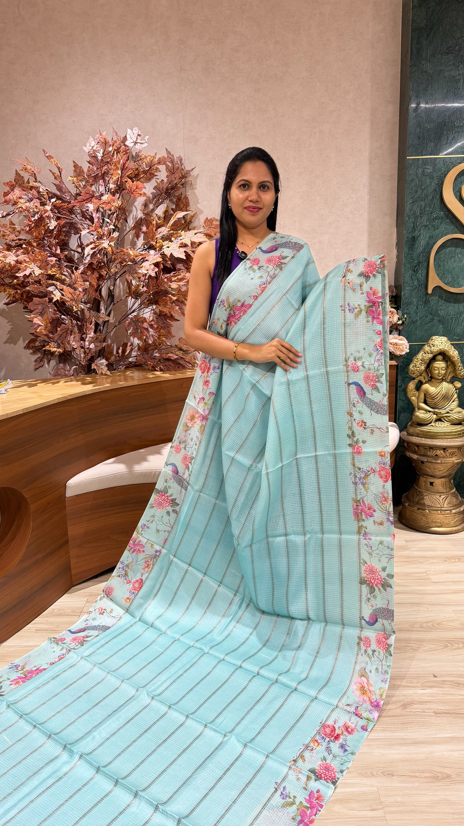 Handloom tussar kota