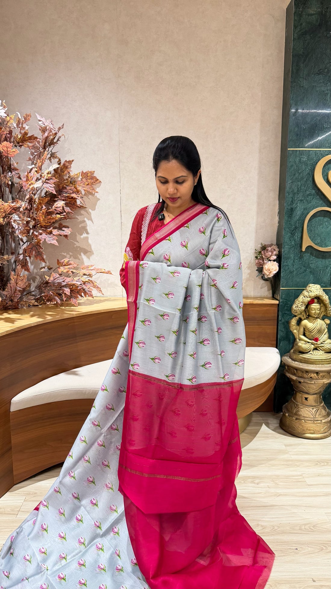 Chanderi digital print
