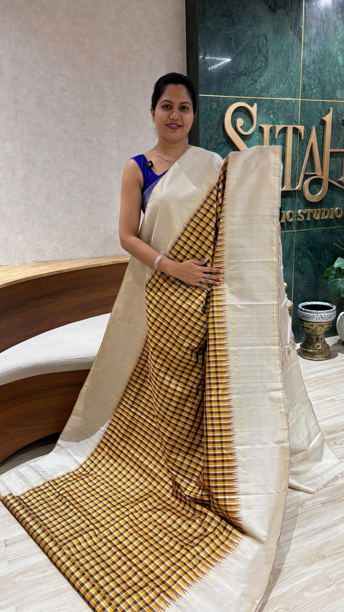 Handloom Kanchi pattu checks
