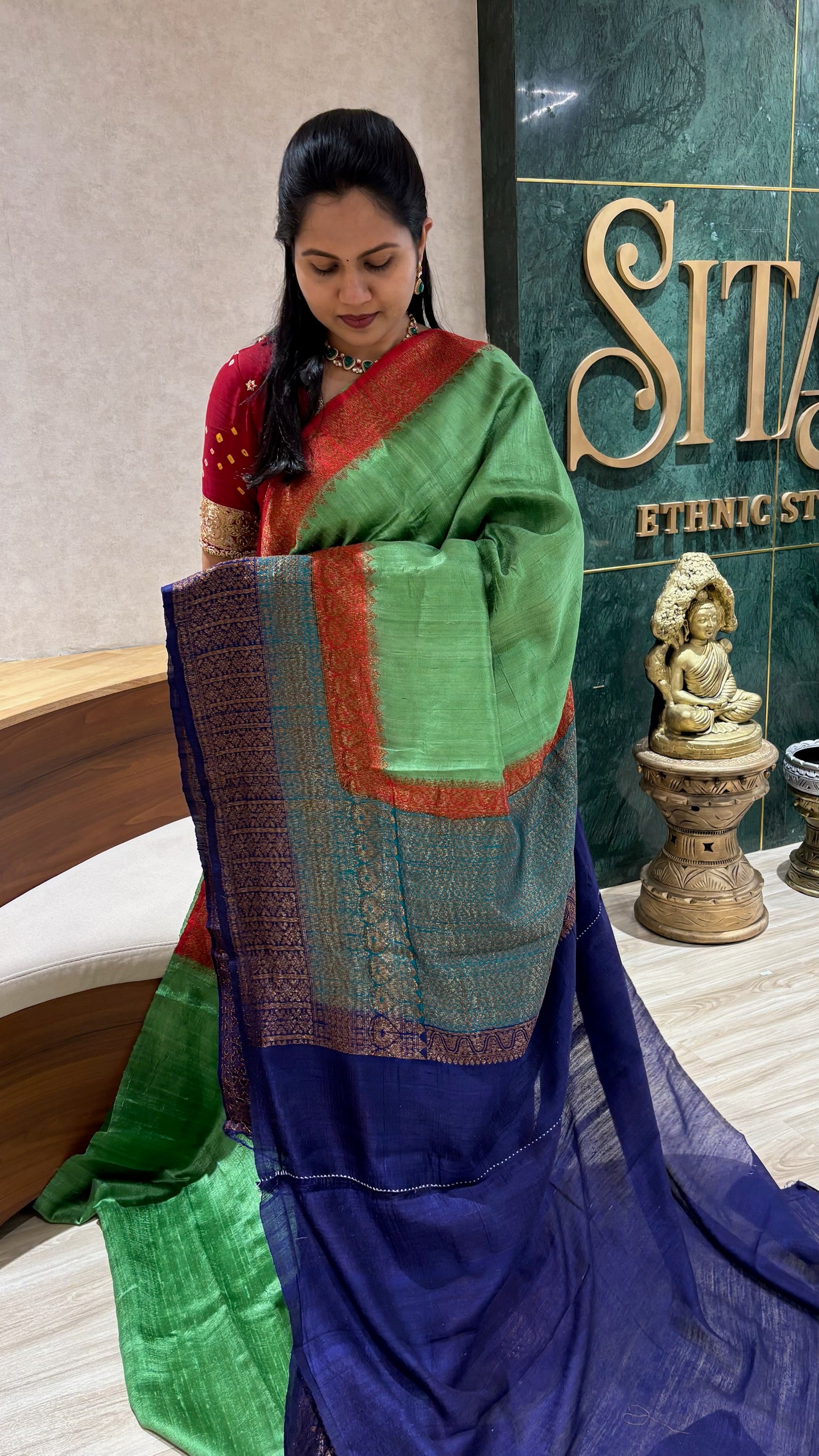 Handloom Raw silk pattu