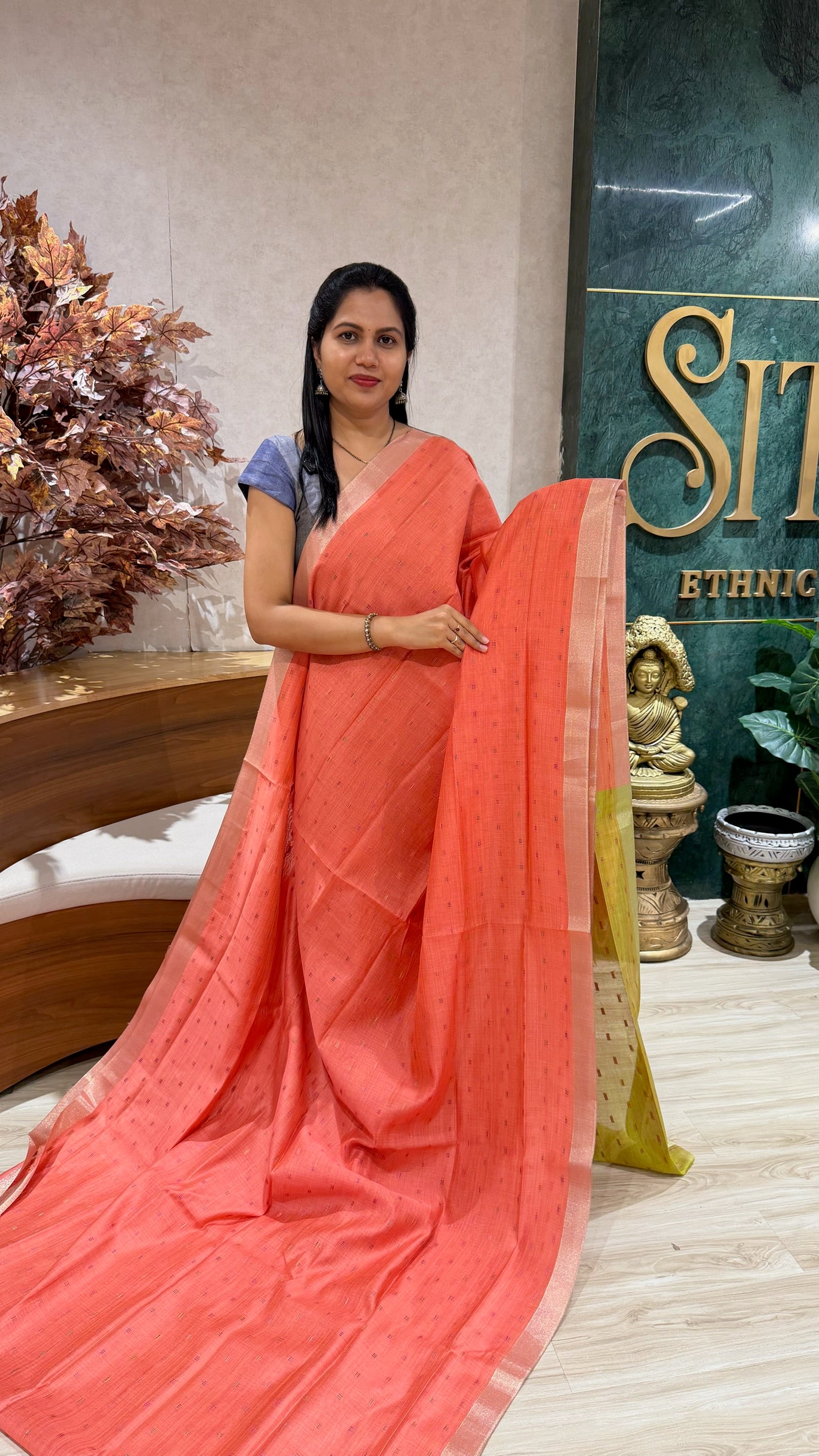 Cotton silk